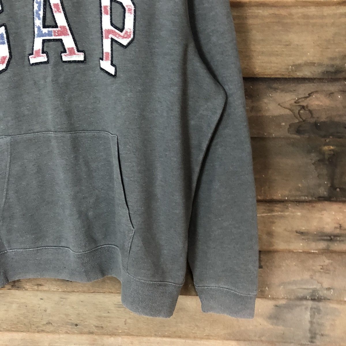 Gap × Vintage Gap grey Hoodie #356B Size US XL / EU 56 / 4 - 5 Thumbnail