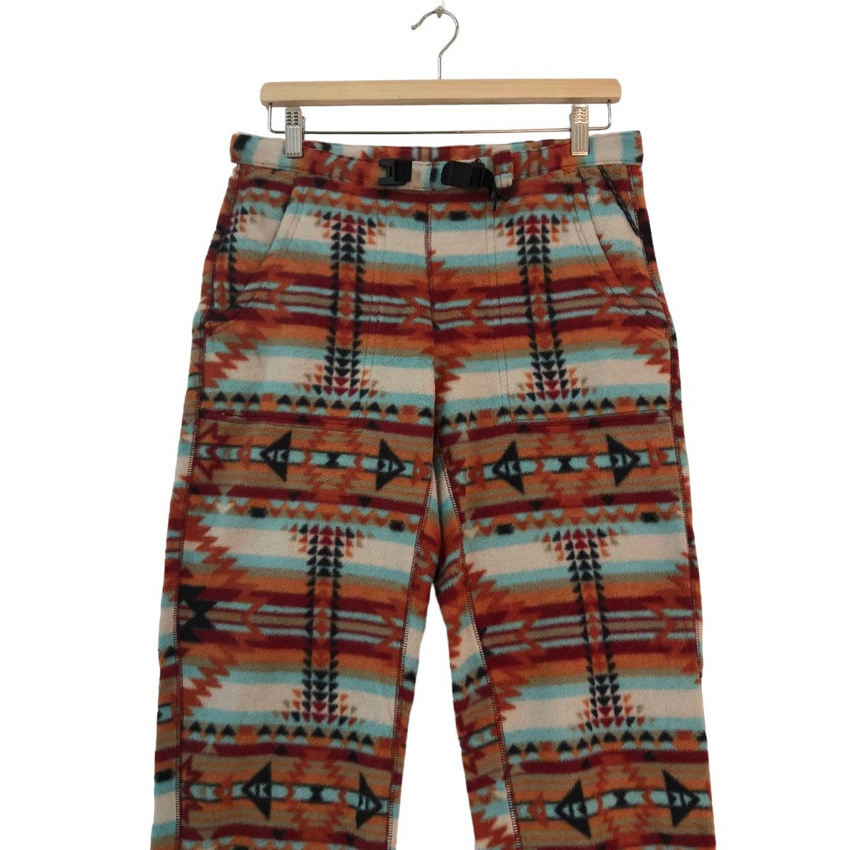 Japanese Brand VINTAGE NAVAJO DESIGN FLEECE PANTS COLUMBIA Size US 31 - 2 Thumbnail
