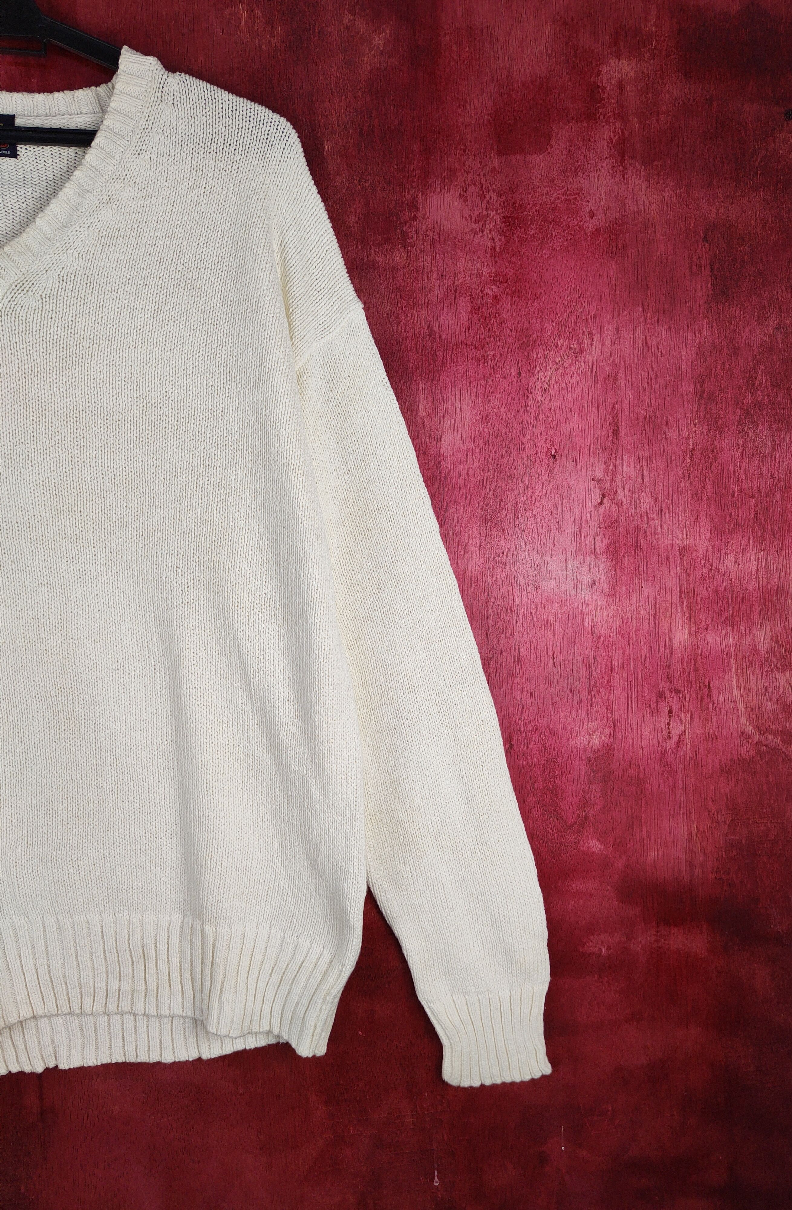 Japanese Brand Hitmaker Ivory Knitwear Sweatshirt knitwear #222B Size US L / EU 52-54 / 3 - 5 Thumbnail