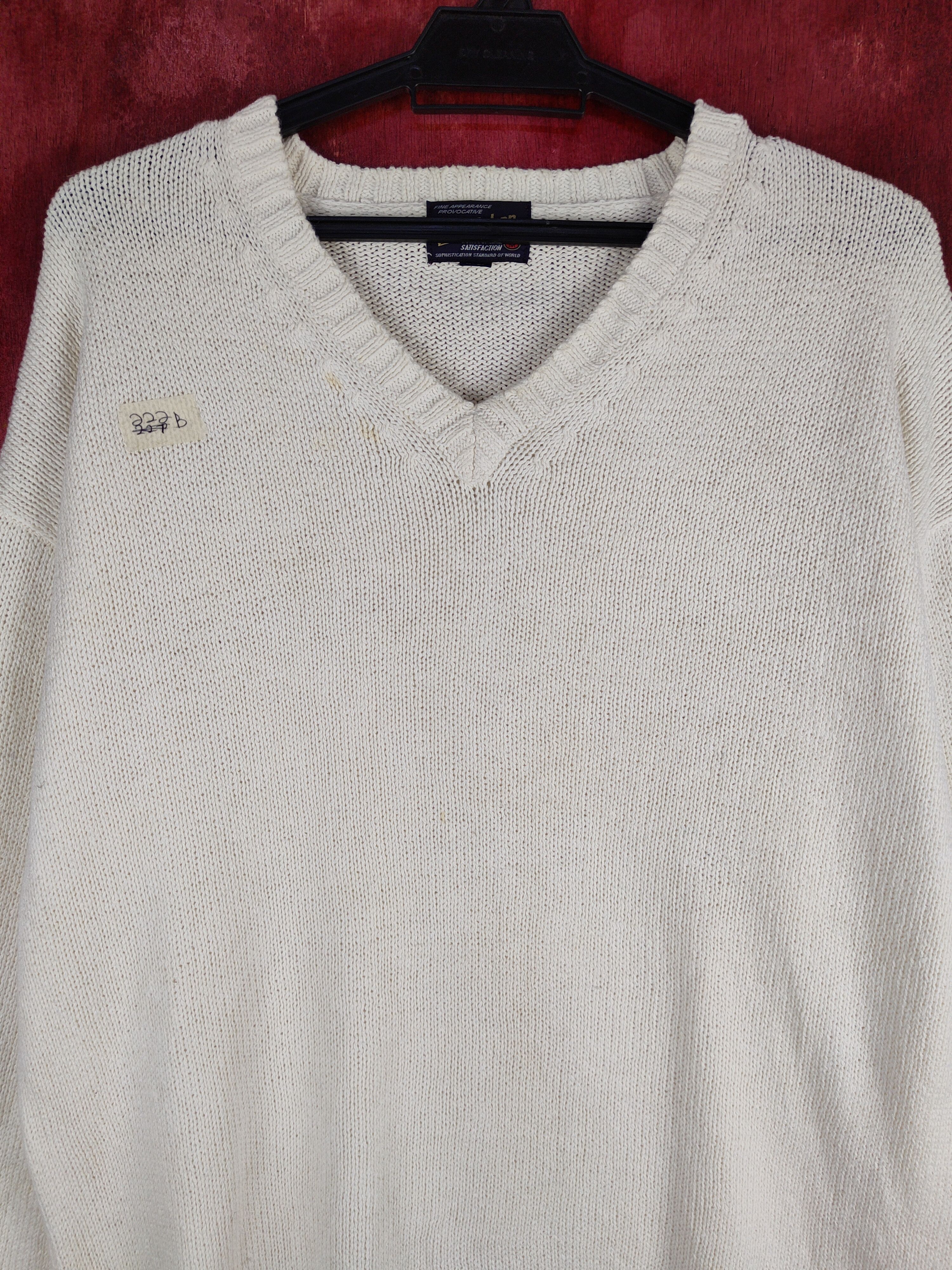 Japanese Brand Hitmaker Ivory Knitwear Sweatshirt knitwear #222B Size US L / EU 52-54 / 3 - 2 Thumbnail