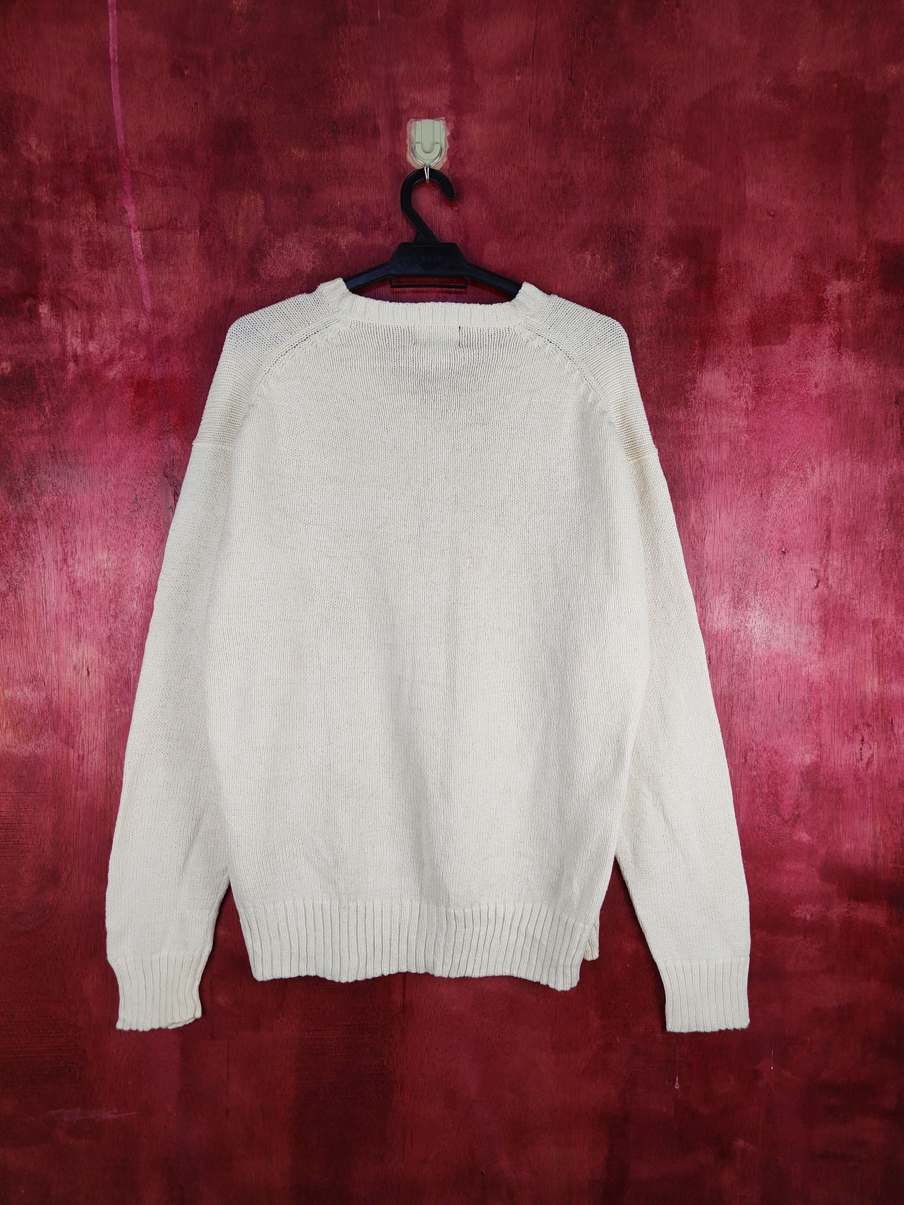 Japanese Brand Hitmaker Ivory Knitwear Sweatshirt knitwear #222B Size US L / EU 52-54 / 3 - 7 Thumbnail