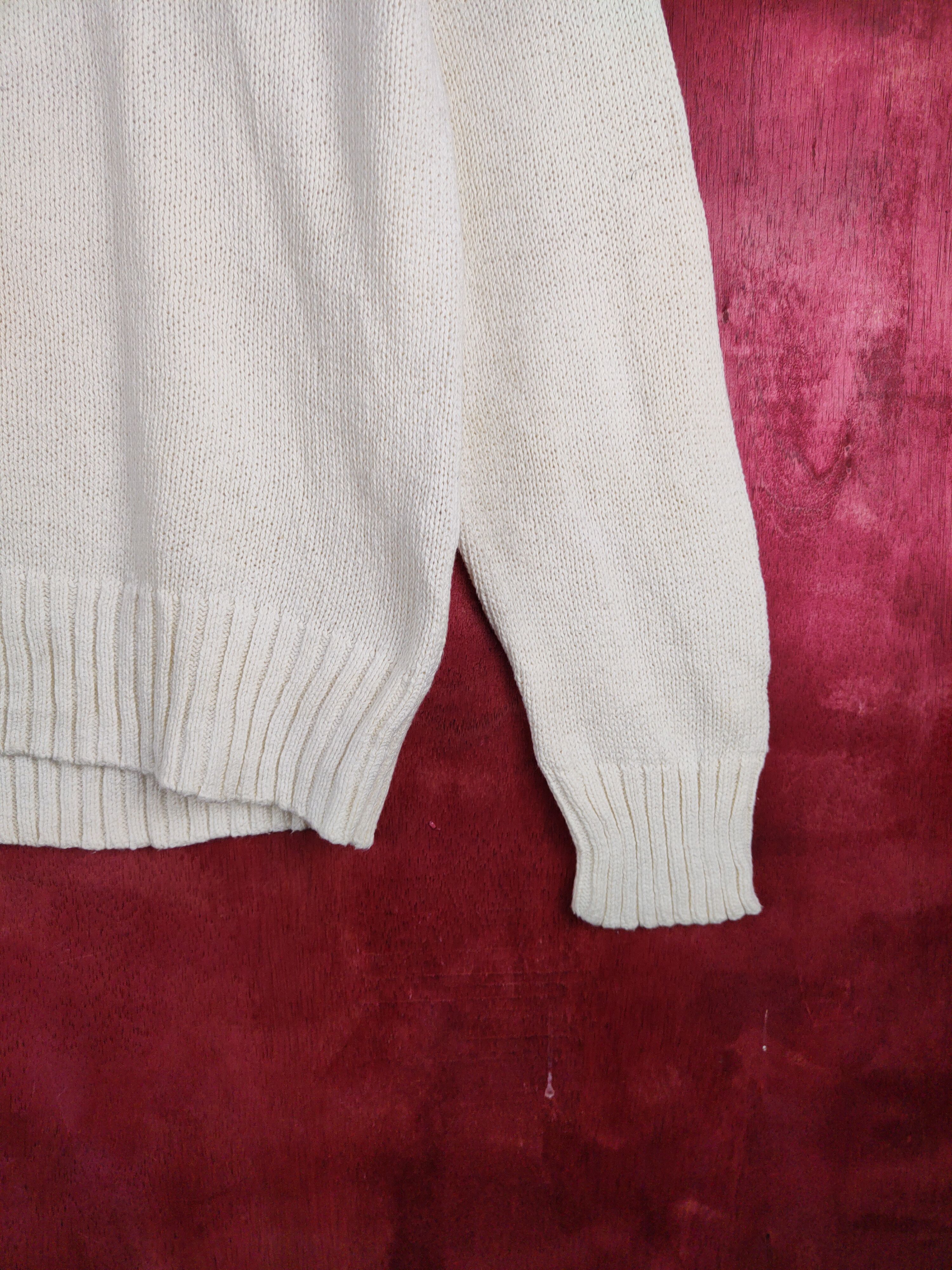 Japanese Brand Hitmaker Ivory Knitwear Sweatshirt knitwear #222B Size US L / EU 52-54 / 3 - 6 Thumbnail