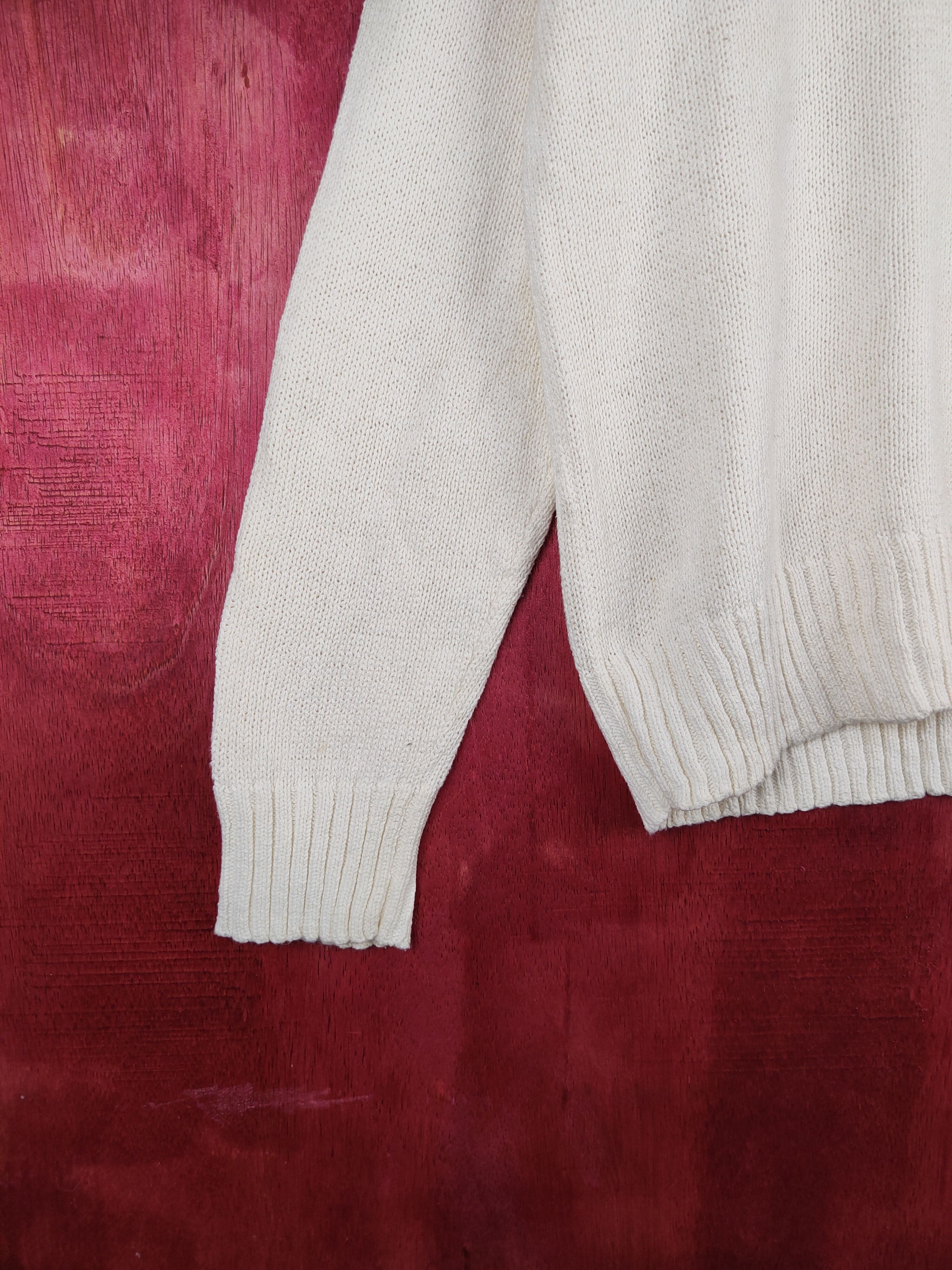 Japanese Brand Hitmaker Ivory Knitwear Sweatshirt knitwear #222B Size US L / EU 52-54 / 3 - 4 Thumbnail