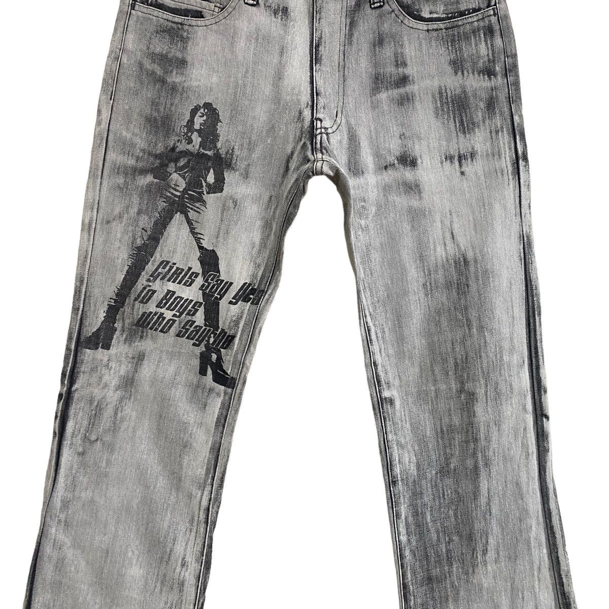 If Six Was Nine EDGE RUPERT Denim Flare Jeans Girl Say Yes To Boy:who say no Size US 30 / EU 46 - 6 Thumbnail