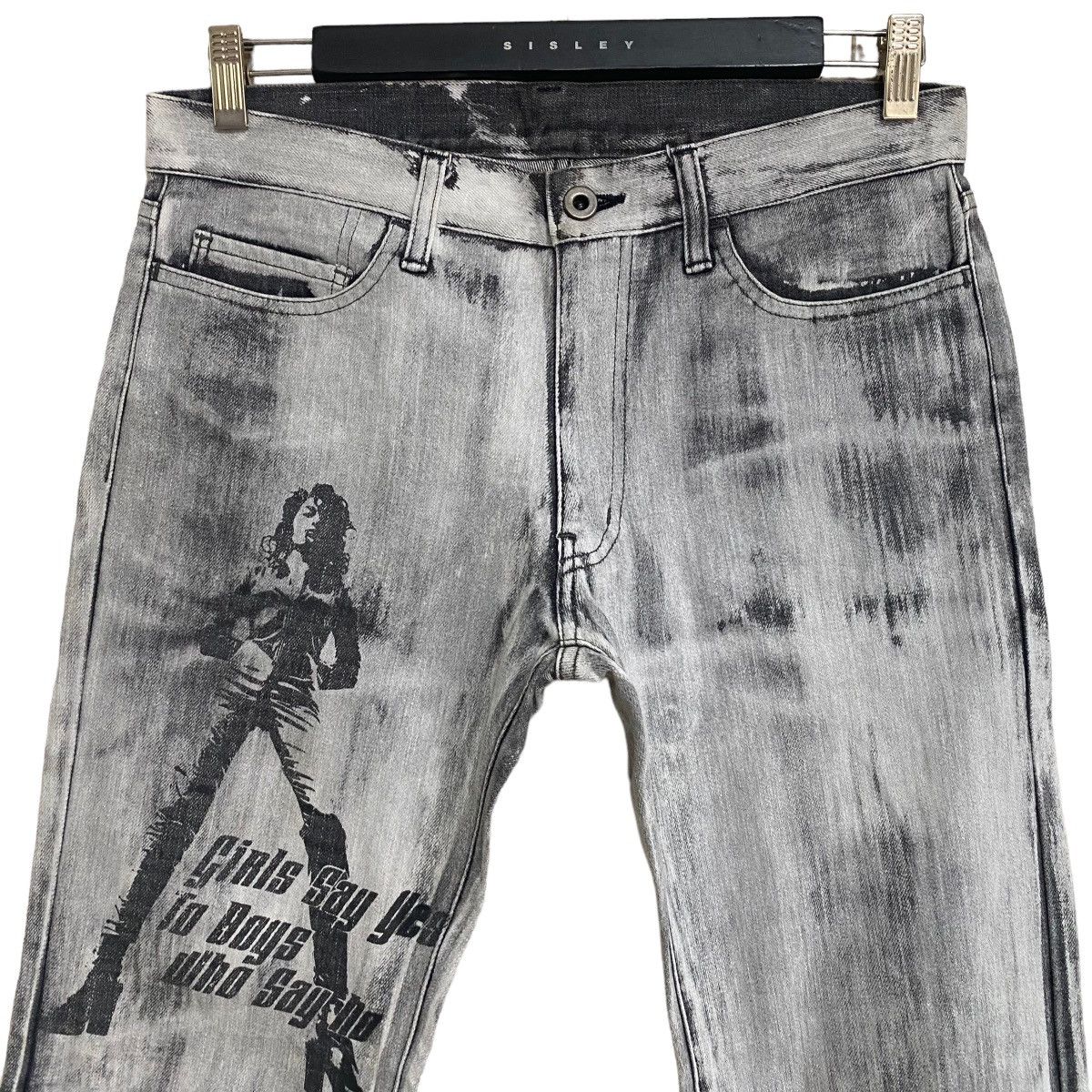 If Six Was Nine EDGE RUPERT Denim Flare Jeans Girl Say Yes To Boy:who say no Size US 30 / EU 46 - 3 Thumbnail