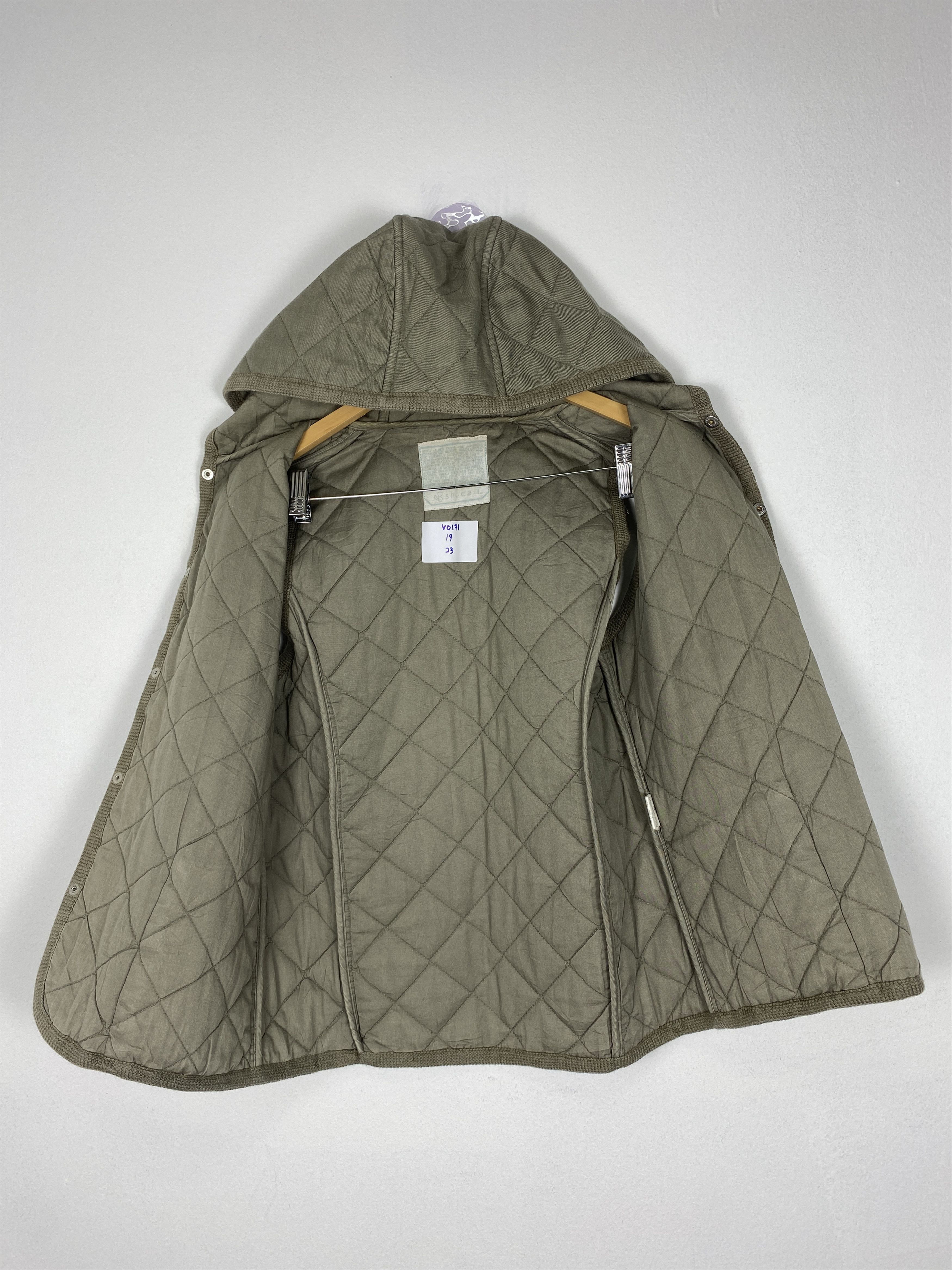 Japanese Brand × Vintage Vintage Japanese Brand Quilted Hoodie Vest Size US S / EU 44-46 / 1 - 5 Thumbnail