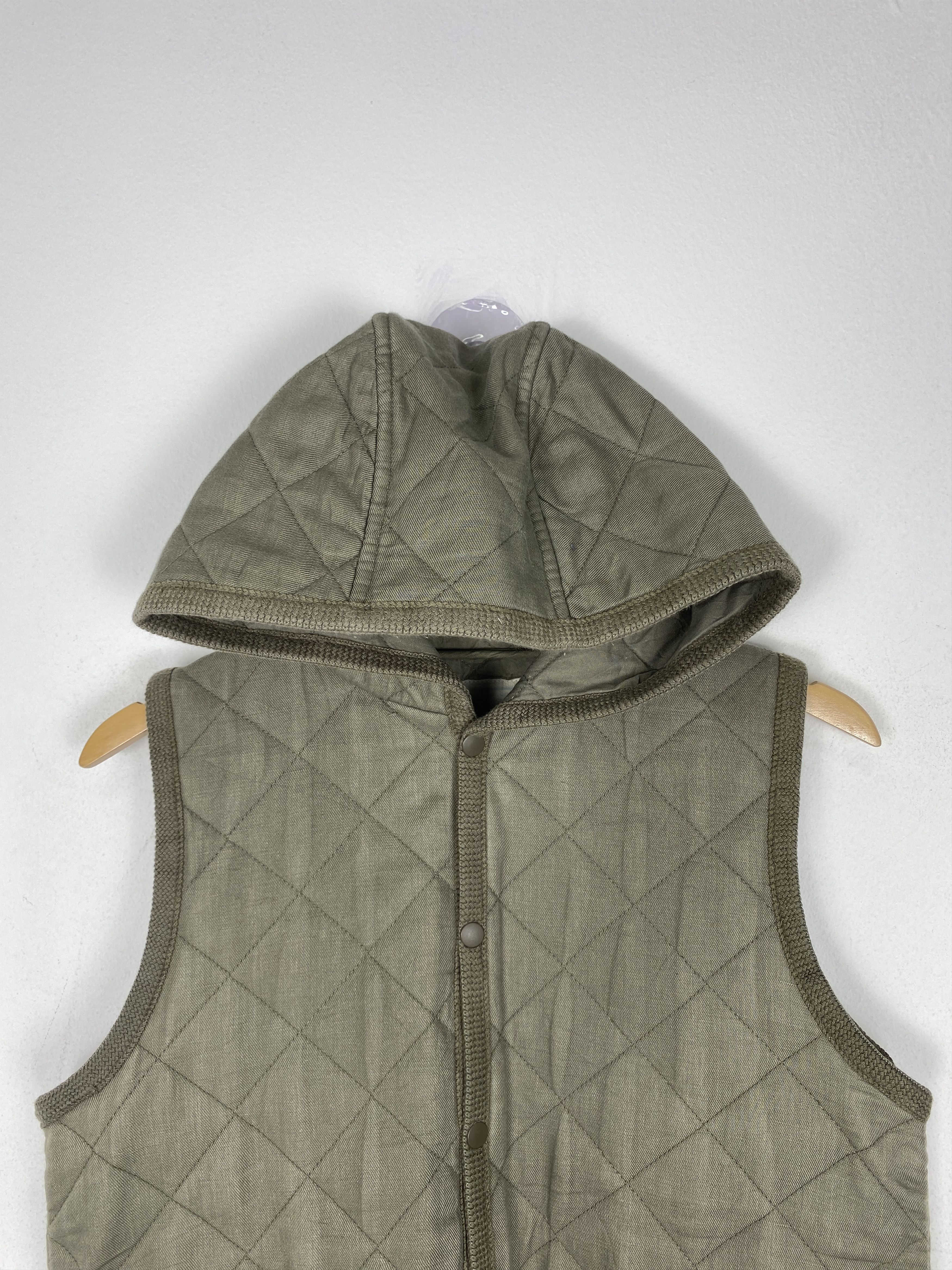 Japanese Brand × Vintage Vintage Japanese Brand Quilted Hoodie Vest Size US S / EU 44-46 / 1 - 2 Thumbnail