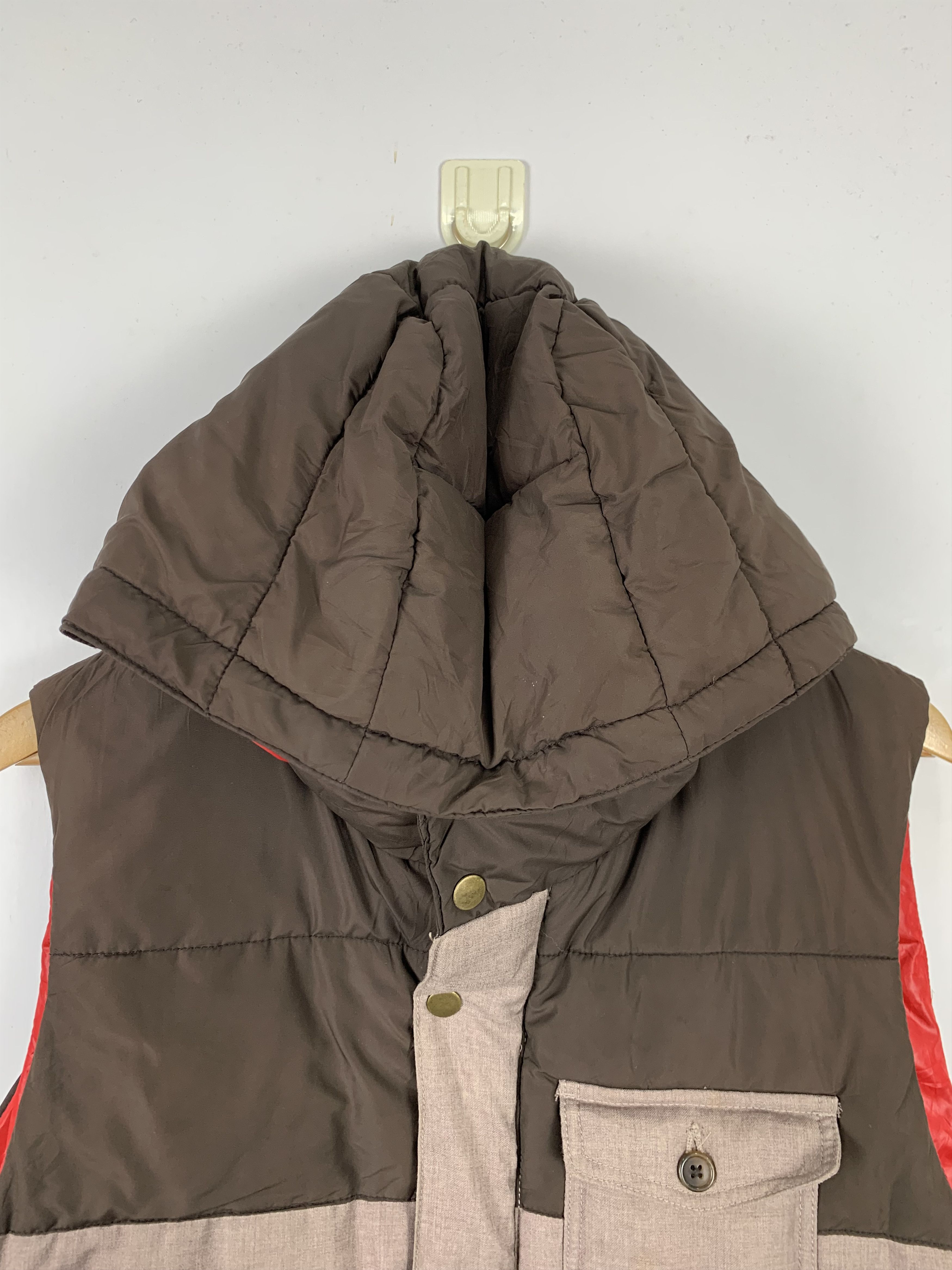 Japanese Brand JAPANESE BRAND Puffer Multi Pocket Hoodie Vests Size US M / EU 48-50 / 2 - 2 Thumbnail