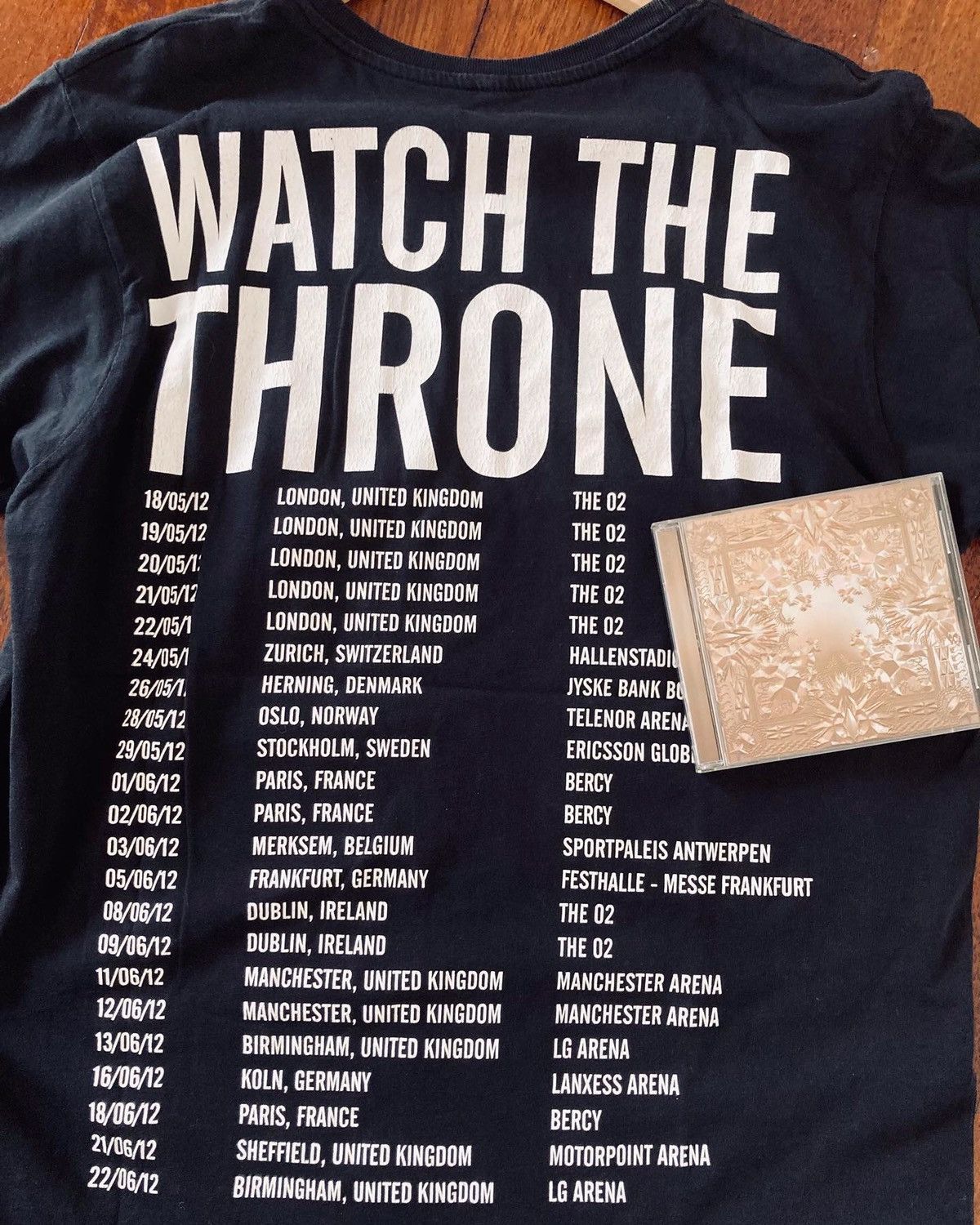 Jay-Z × Kanye West × Vintage Official Watch The Throne European Tour Size US L / EU 52-54 / 3 - 2 Thumbnail