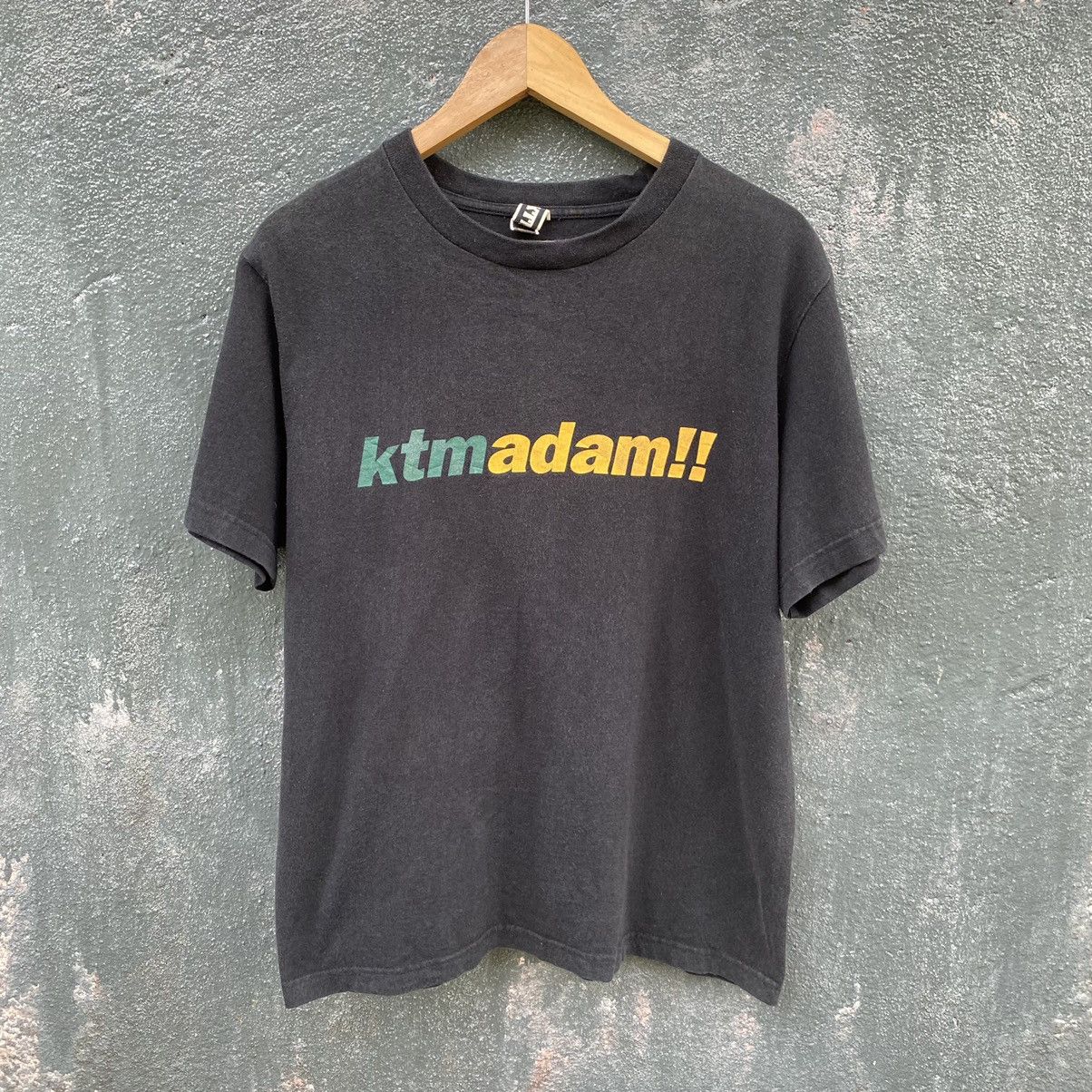 Japanese Brand Thrashed Faded Vintage Y2K KTM PORNSTAR ERD GRUNGE TEE Size US M / EU 48-50 / 2 - 2 Thumbnail