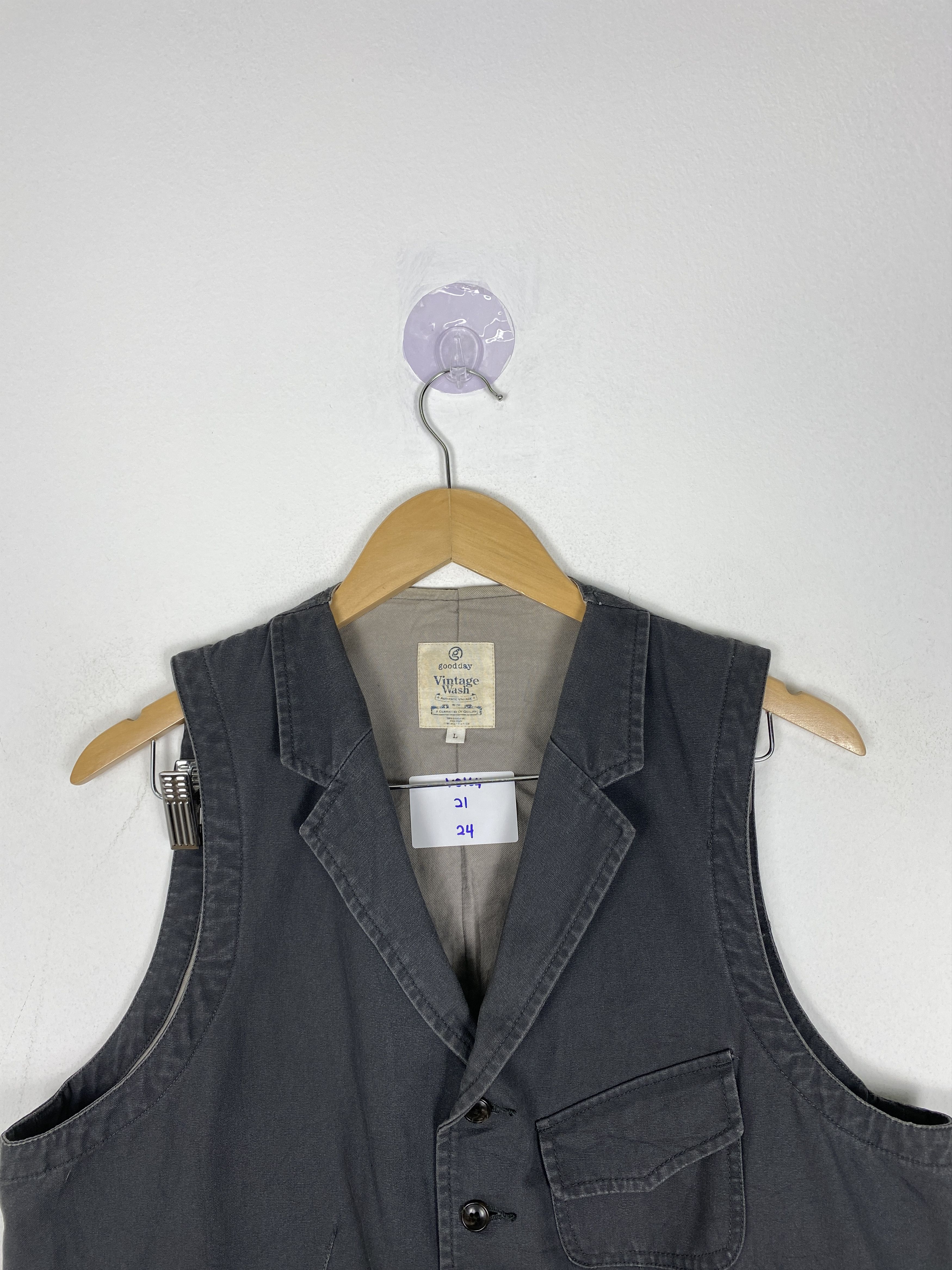 Japanese Brand Vintage Good Day Japanese Brand Flannel Lining Vest Size US S / EU 44-46 / 1 - 2 Thumbnail