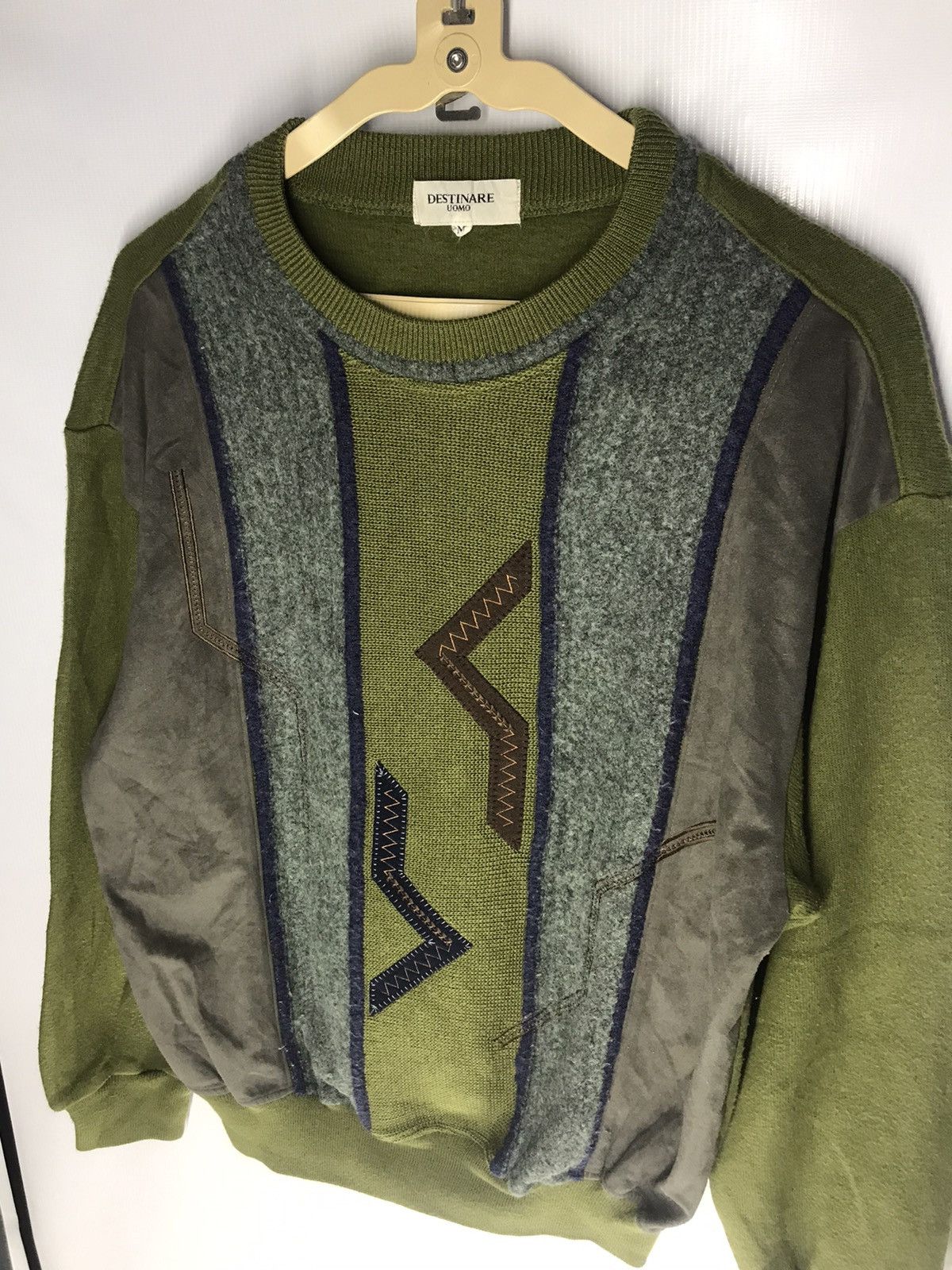 Japanese Brand × Vintage Vintage destinare oumo knit sweatshirt Size US M / EU 48-50 / 2 - 3 Thumbnail