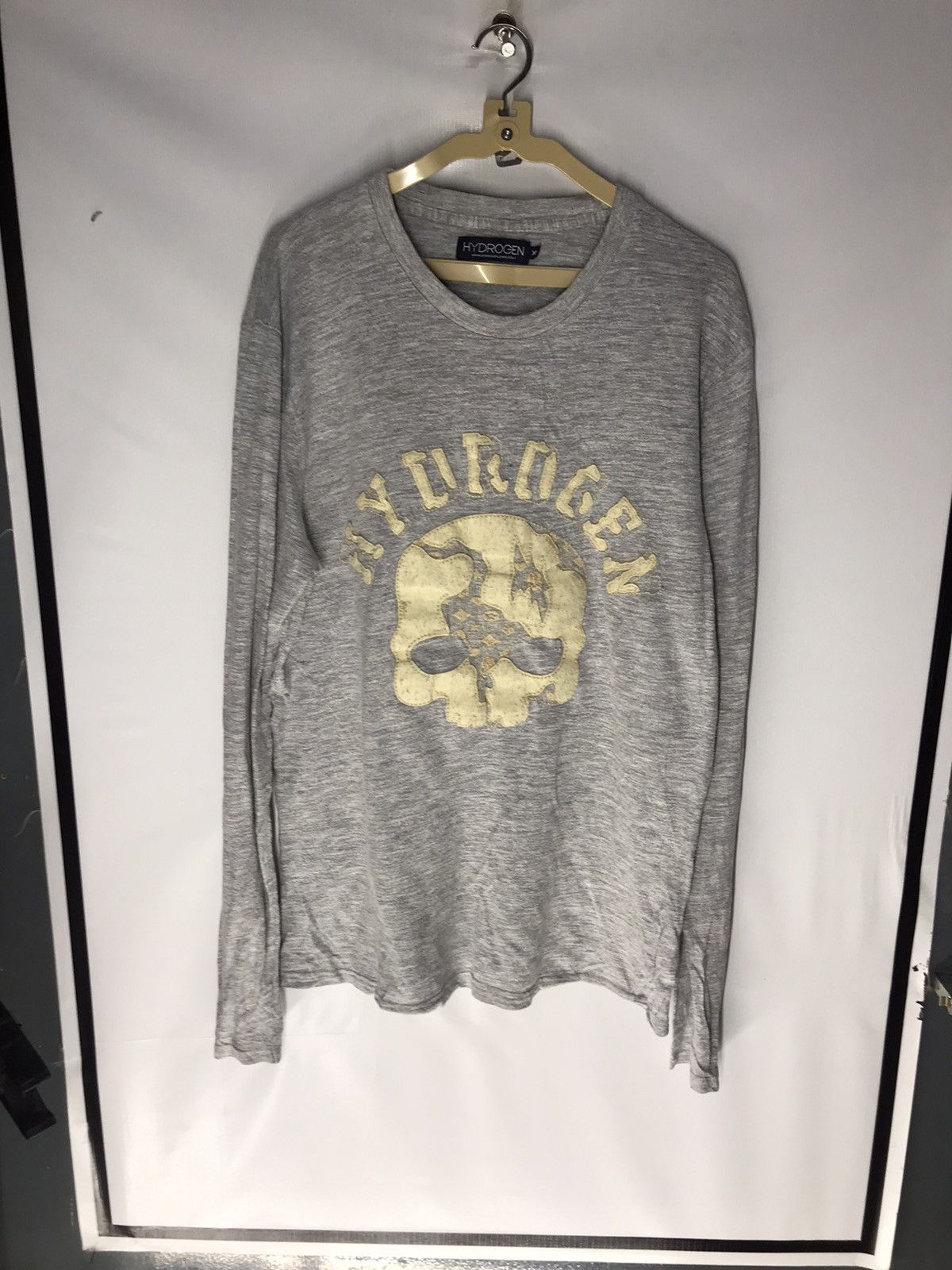 HYDROGEN Hydrogen jeans long sleeve shirt spellout Size US L / EU 52-54 / 3 - 8 Thumbnail