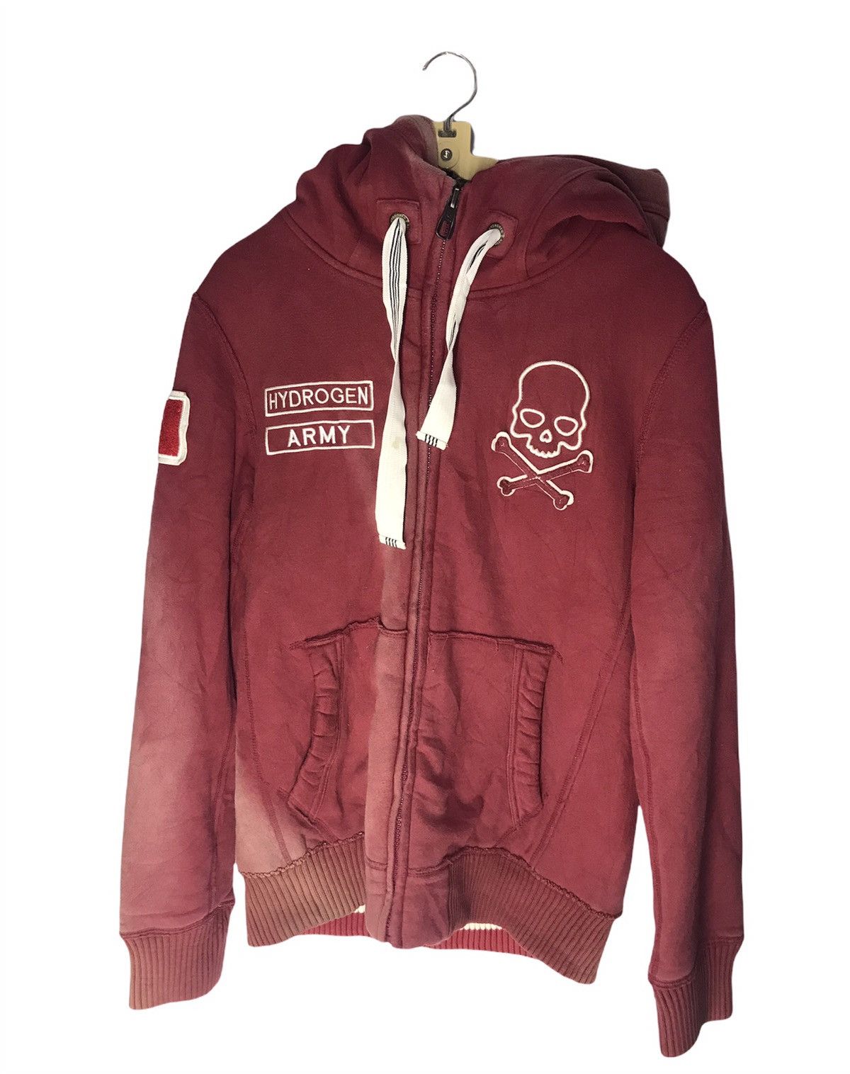 HYDROGEN Hydrogen italy hoodie zipper faded Size US L / EU 52-54 / 3 - 2 Thumbnail