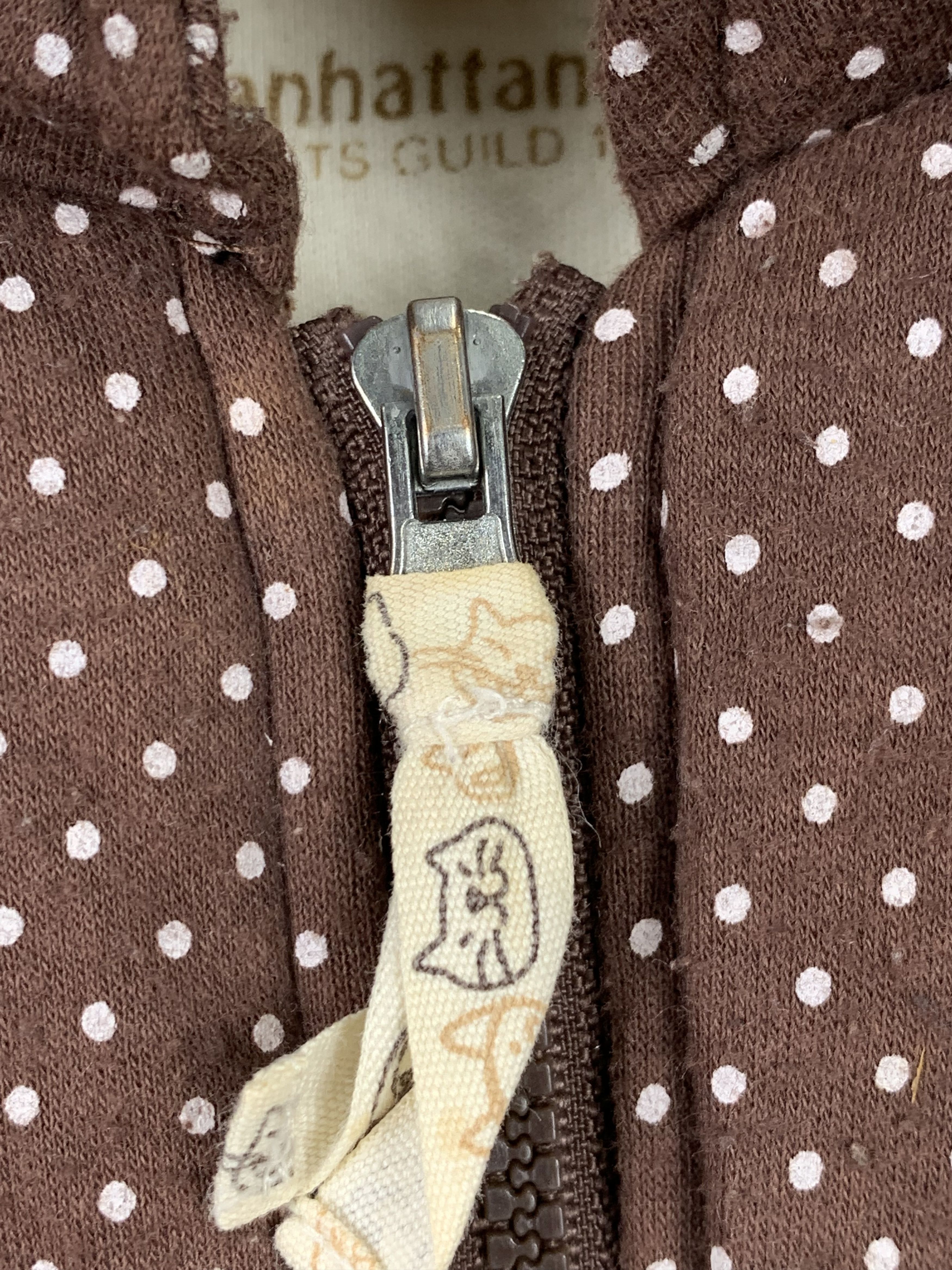 Japanese Brand Vintage AS MANHATTANER Puffer Polka Dot Nice Lining Vests Size US S / EU 44-46 / 1 - 8 Thumbnail