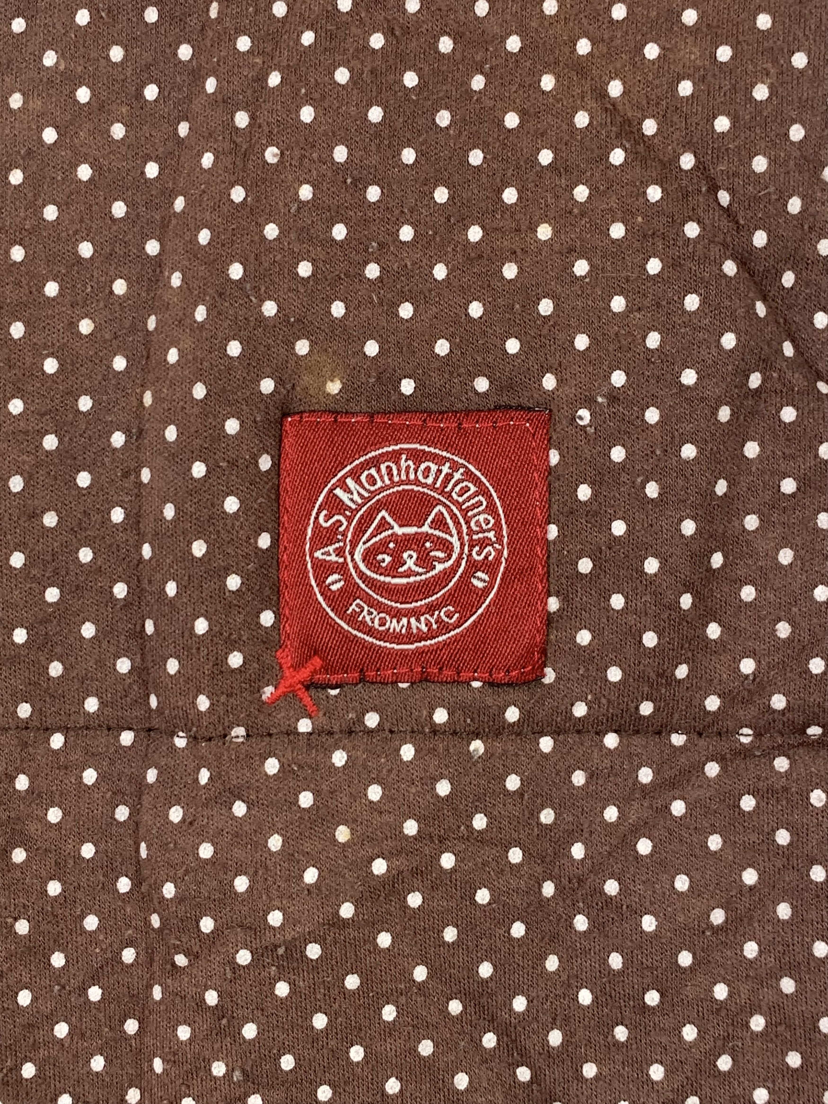 Japanese Brand Vintage AS MANHATTANER Puffer Polka Dot Nice Lining Vests Size US S / EU 44-46 / 1 - 5 Thumbnail
