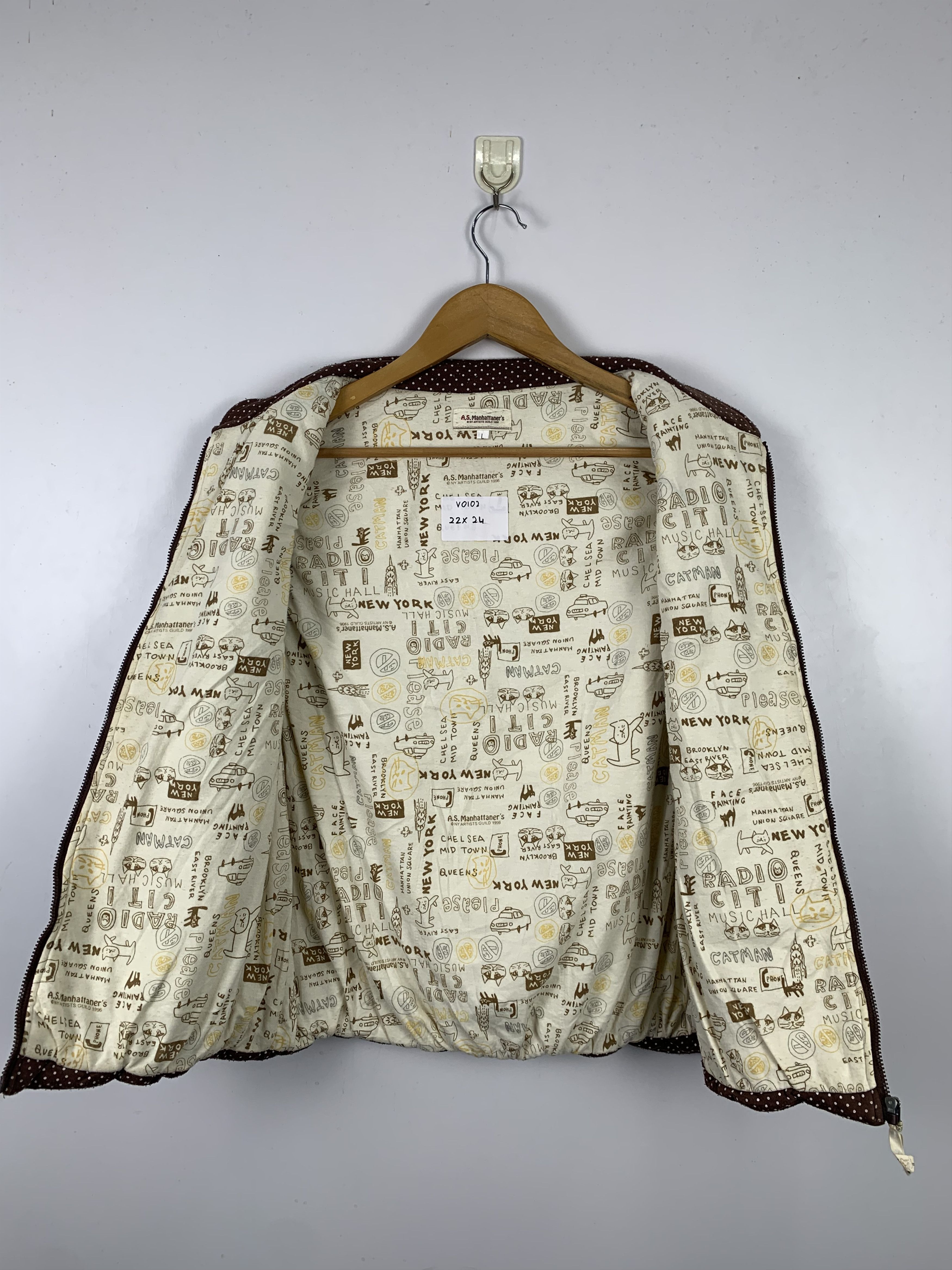 Japanese Brand Vintage AS MANHATTANER Puffer Polka Dot Nice Lining Vests Size US S / EU 44-46 / 1 - 11 Thumbnail