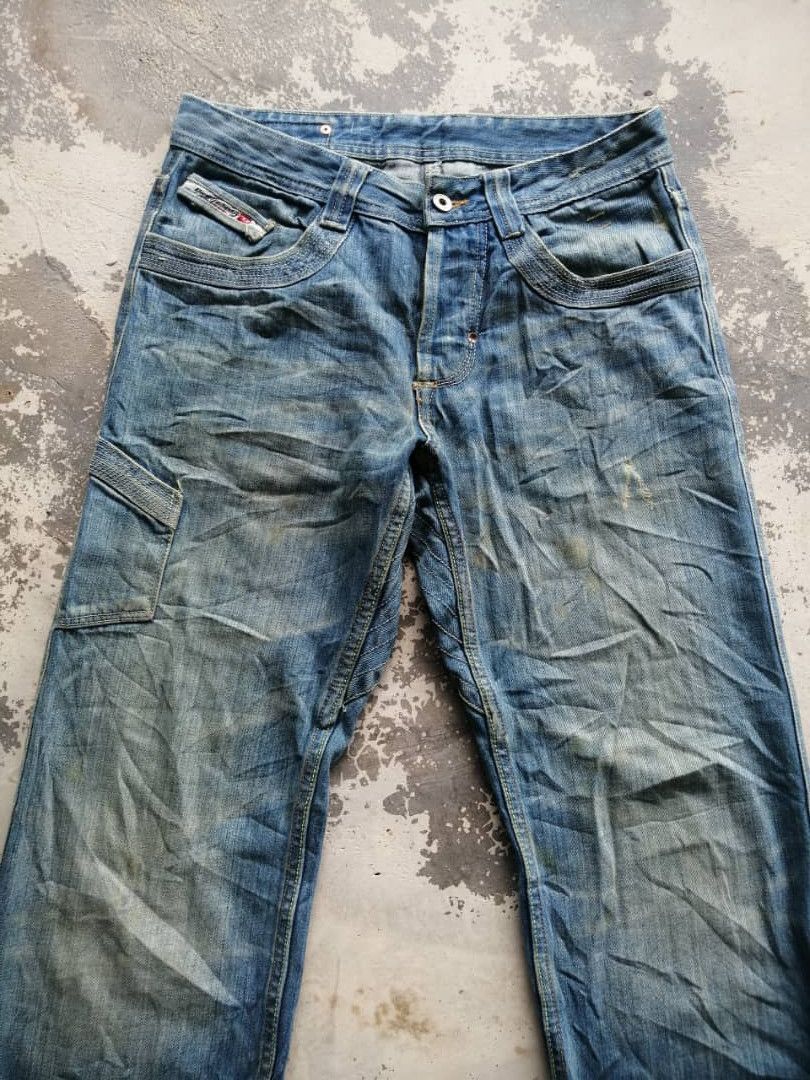 Diesel × Vintage Rusty Distress Diesel Multi Pocket Jeans Size US 30 / EU 46 - 3 Thumbnail