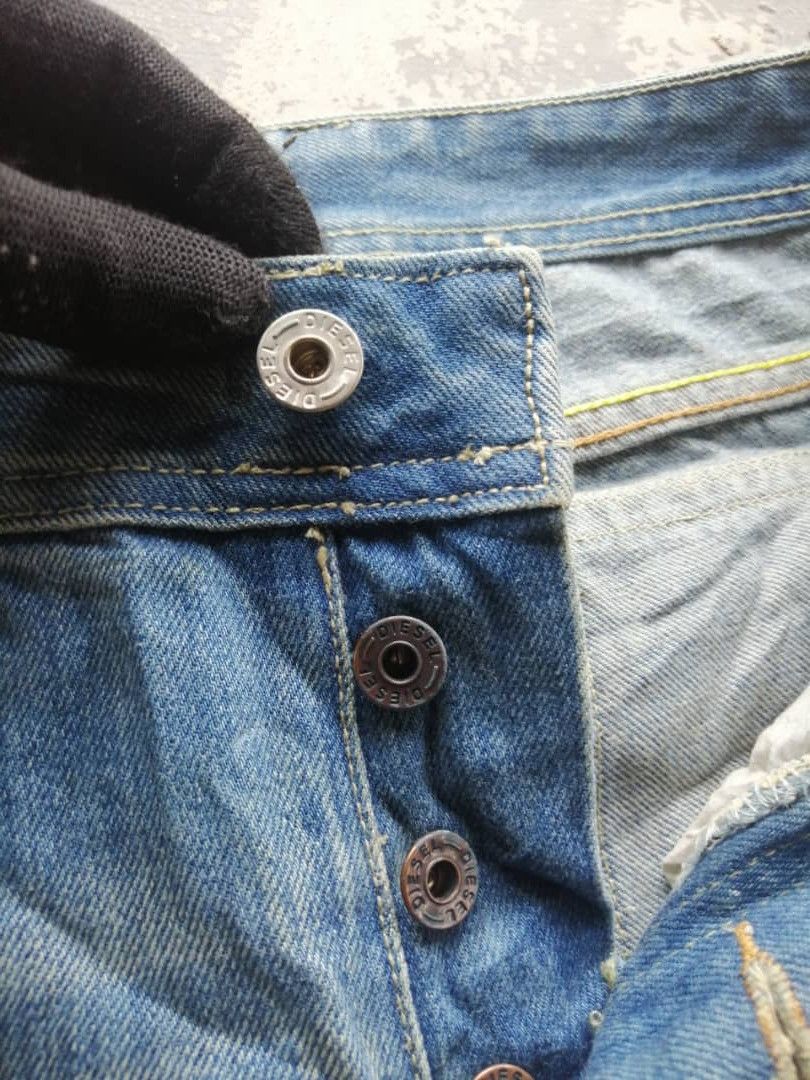 Diesel × Vintage Rusty Distress Diesel Multi Pocket Jeans Size US 30 / EU 46 - 9 Thumbnail