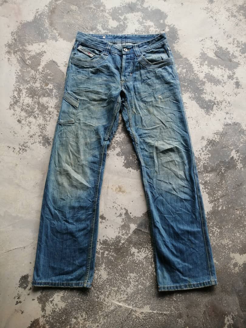 Diesel × Vintage Rusty Distress Diesel Multi Pocket Jeans Size US 30 / EU 46 - 1 Thumbnail