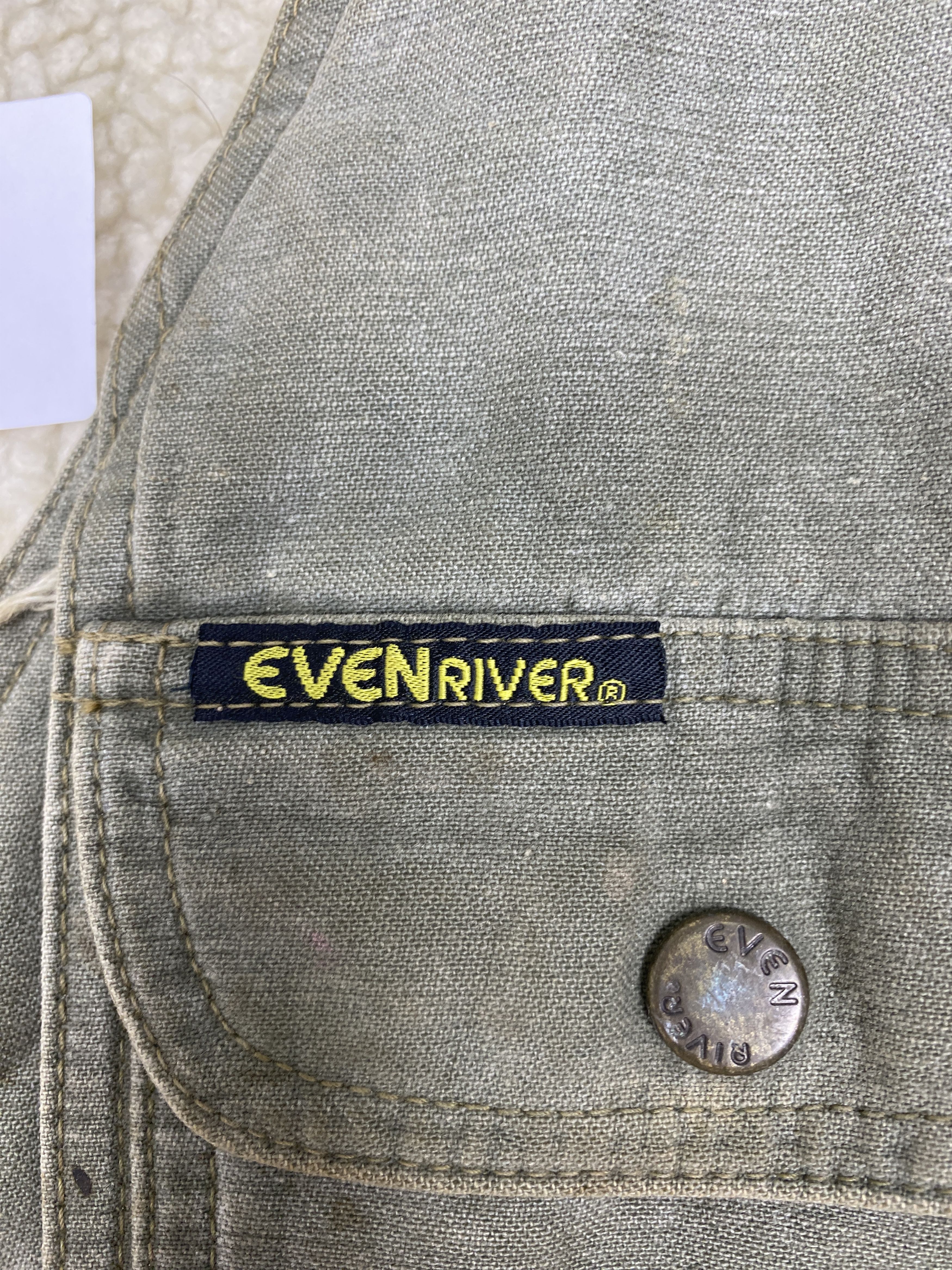 Japanese Brand Vintage EvenRiver Sherpa Lining Vest Size US S / EU 44-46 / 1 - 8 Thumbnail