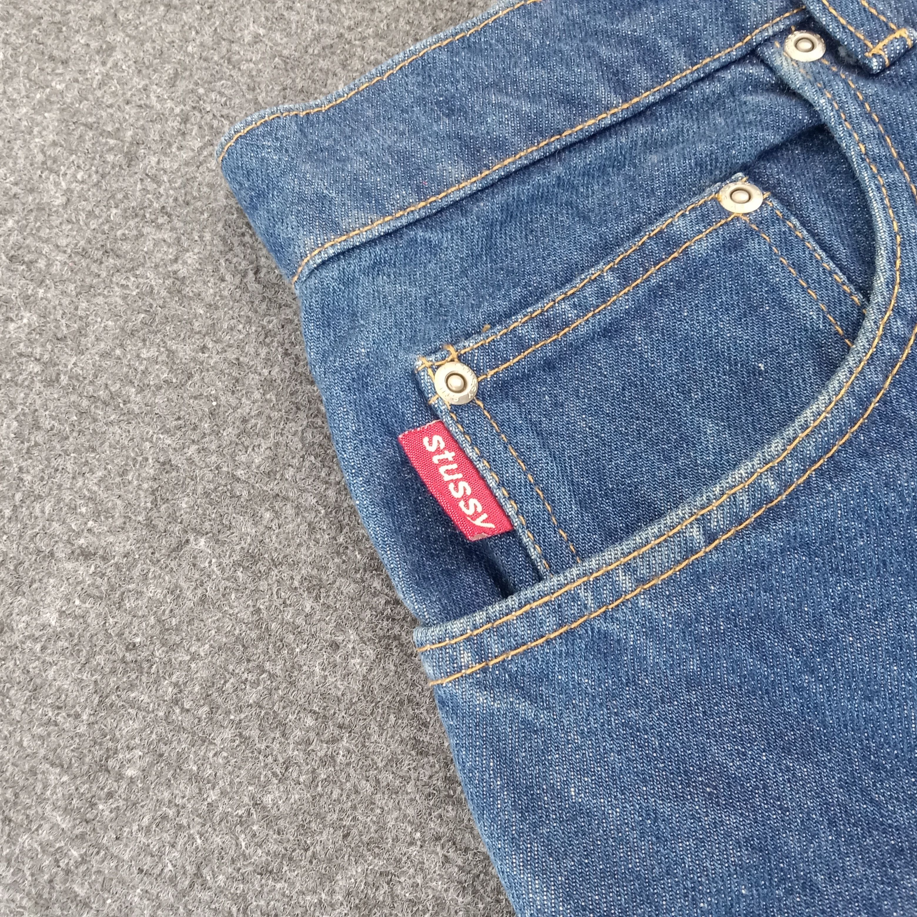 Stussy × Vintage Stussy Streetwear Style Custom Sign Art Denim Jeans Size US 39 - 11 Thumbnail
