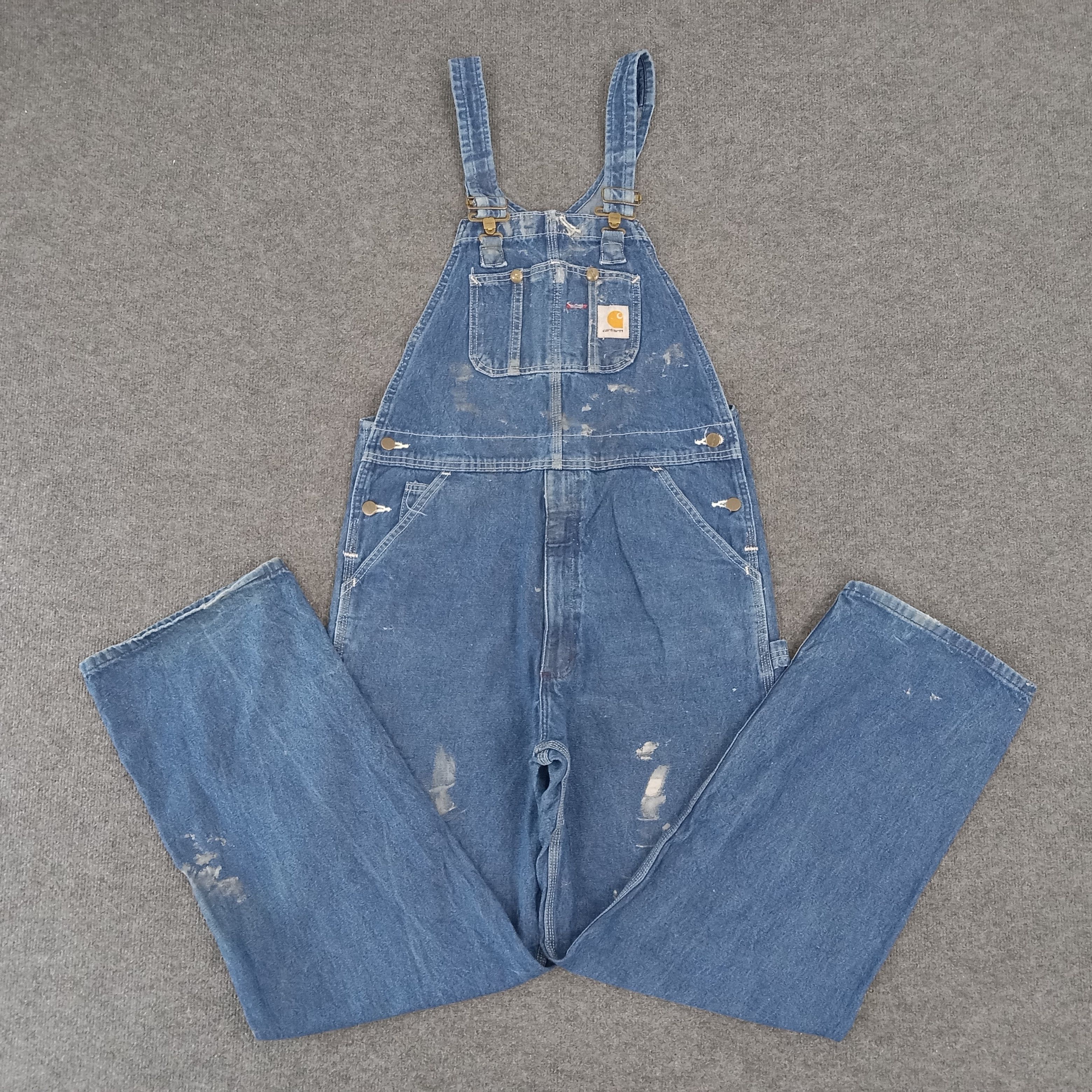 Carhartt Carpenter Style Overall Denim Pants