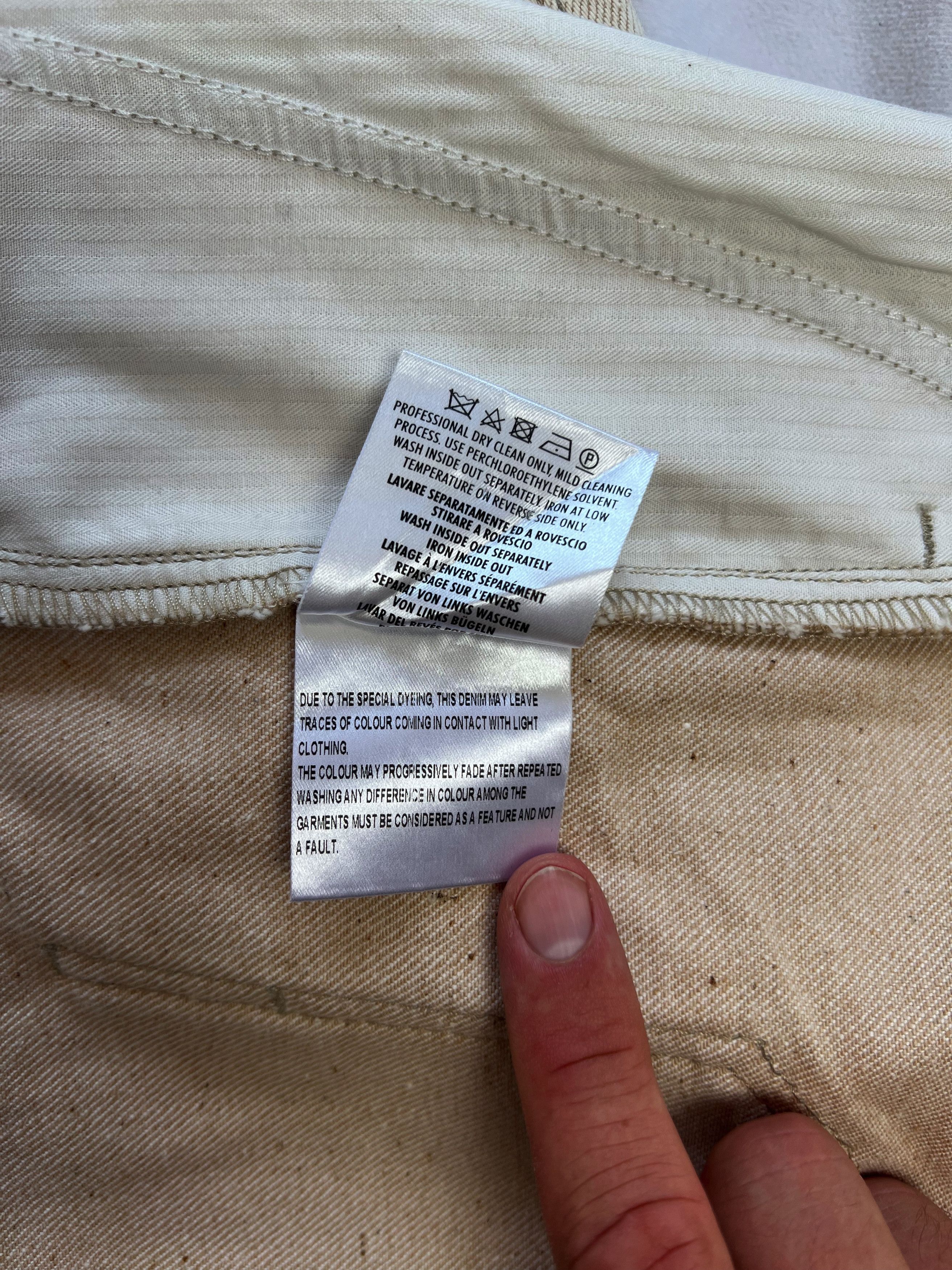 Gucci ⚡️QUICK SALE⚡️ 1990s' Gucci by Tom Ford Beige Denim Jeans Size US 30 / EU 46 - 4 Thumbnail