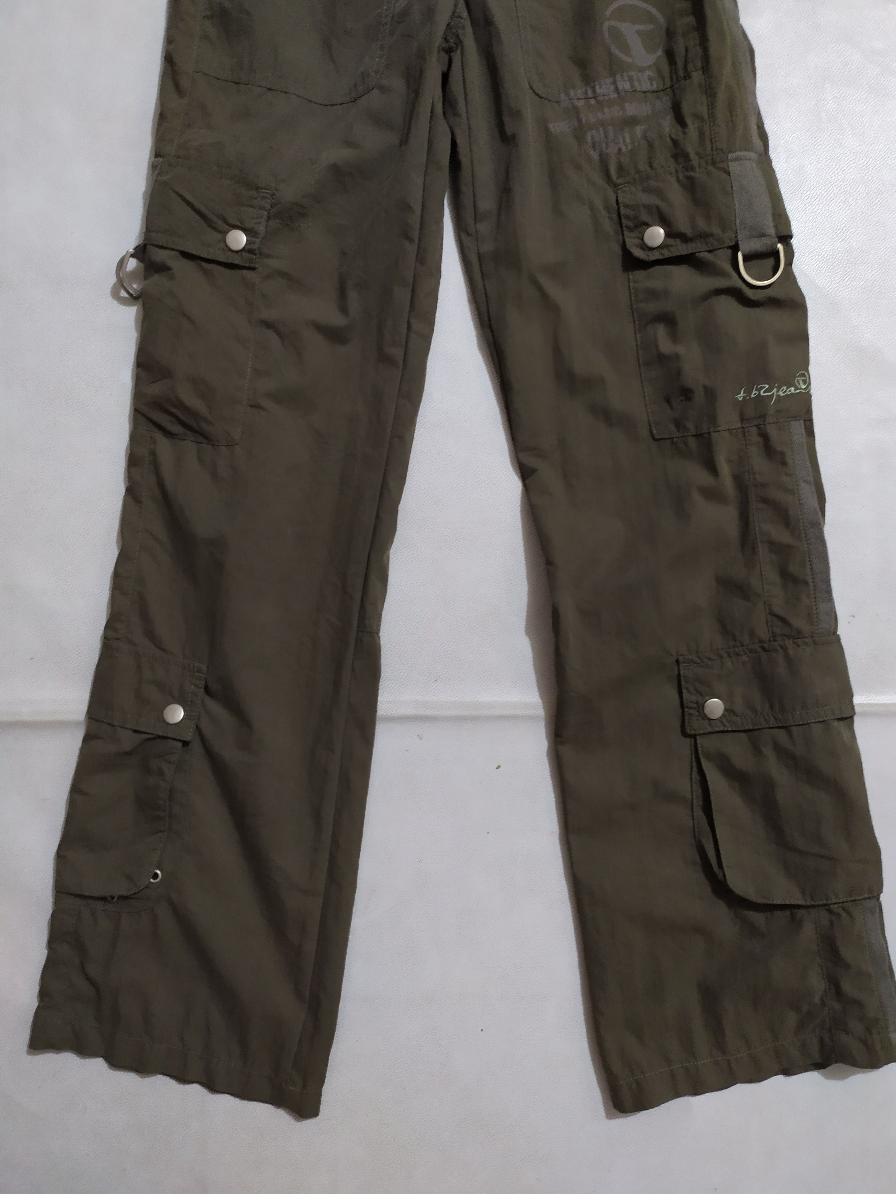 Japanese Brand 🔥TB2J Multipocket Tactical Cargo Parachute Pants Size US 29 - 3 Thumbnail