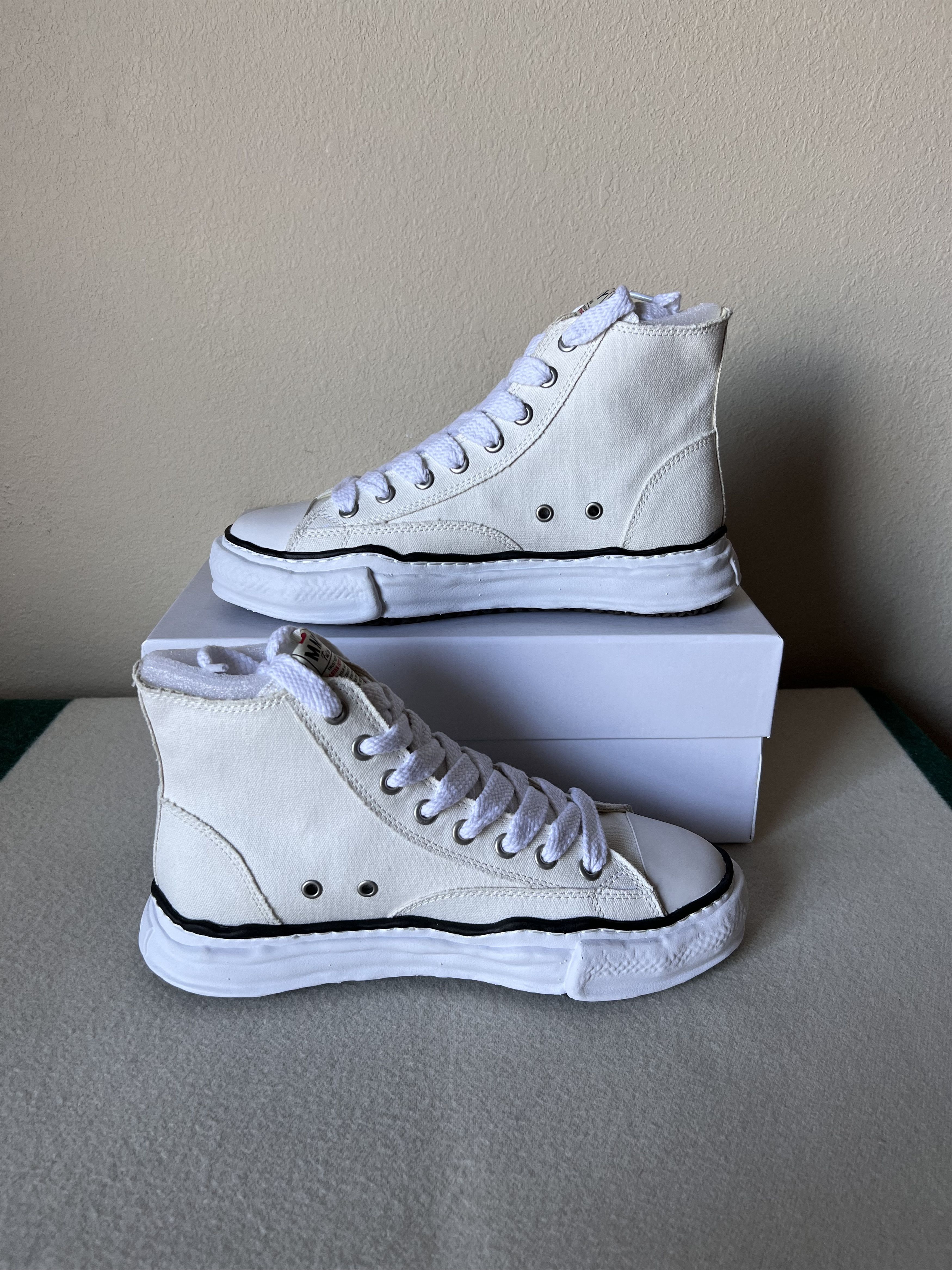 Maison MIHARA YASUHIRO Maison Mihara Yasuhiro OG Sole High Top White Size US 10 / EU 43 - 3 Thumbnail