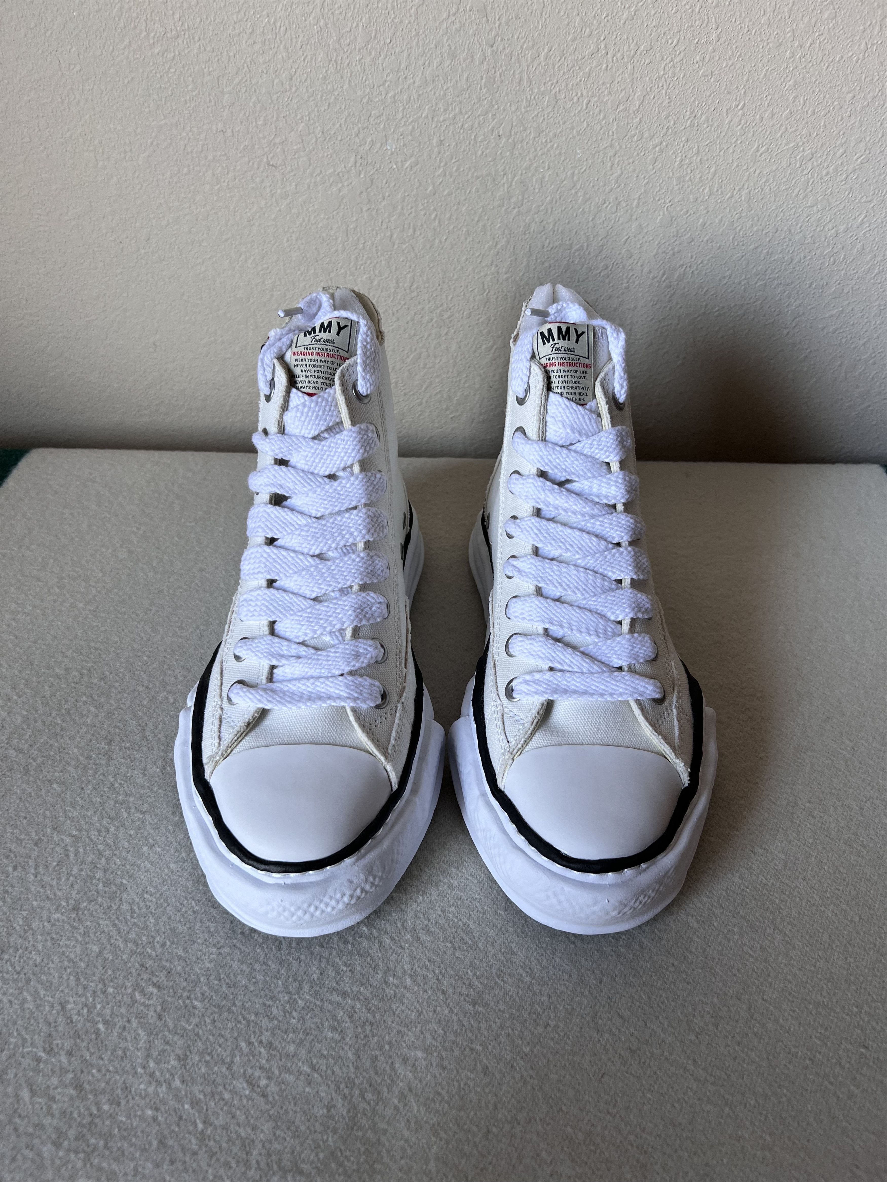 Maison MIHARA YASUHIRO Maison Mihara Yasuhiro OG Sole High Top White Size US 10 / EU 43 - 4 Thumbnail