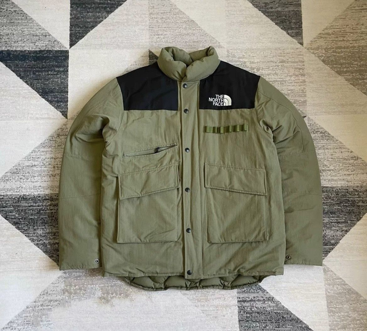 image of The North Face X Kazuki Mountain Down Coat in Olive, Men's (Size Small)