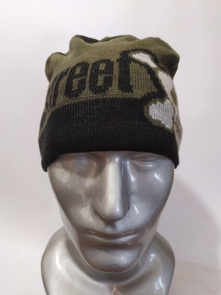 Japanese Brand 🔥BCSTREET Skull Beanie Punk Bondage design hats Size ONE SIZE - 3 Thumbnail