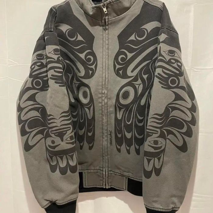 Supreme L new supreme makah zip up jacket | Grailed