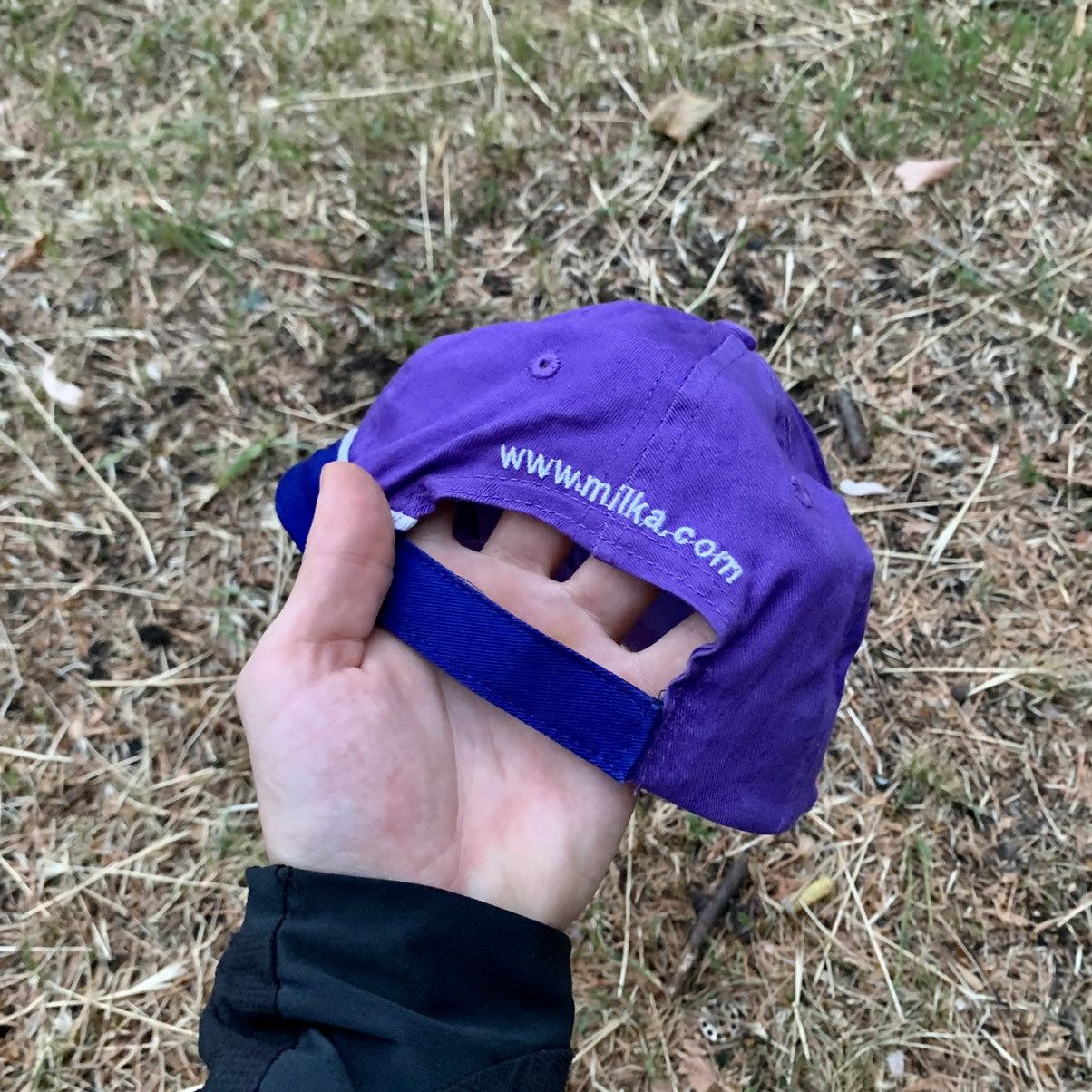 Vintage Vintage 90s Milka Purple Logo Cap Streetwear Skate Washed OS Size ONE SIZE - 4 Thumbnail