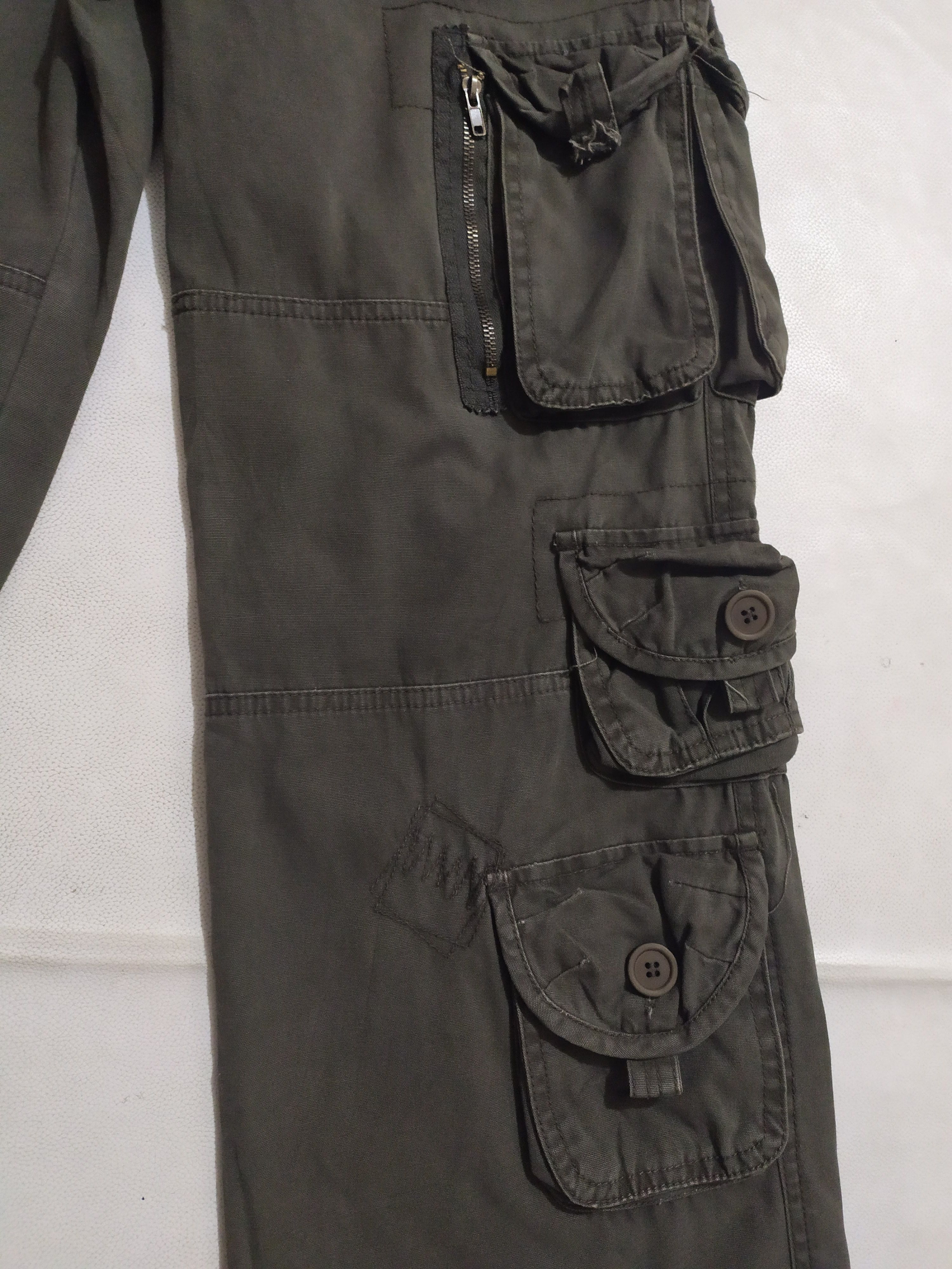 Japanese Brand 🔥Unknown Multipocket Cargo Tactical Pants Size US 31 - 4 Thumbnail