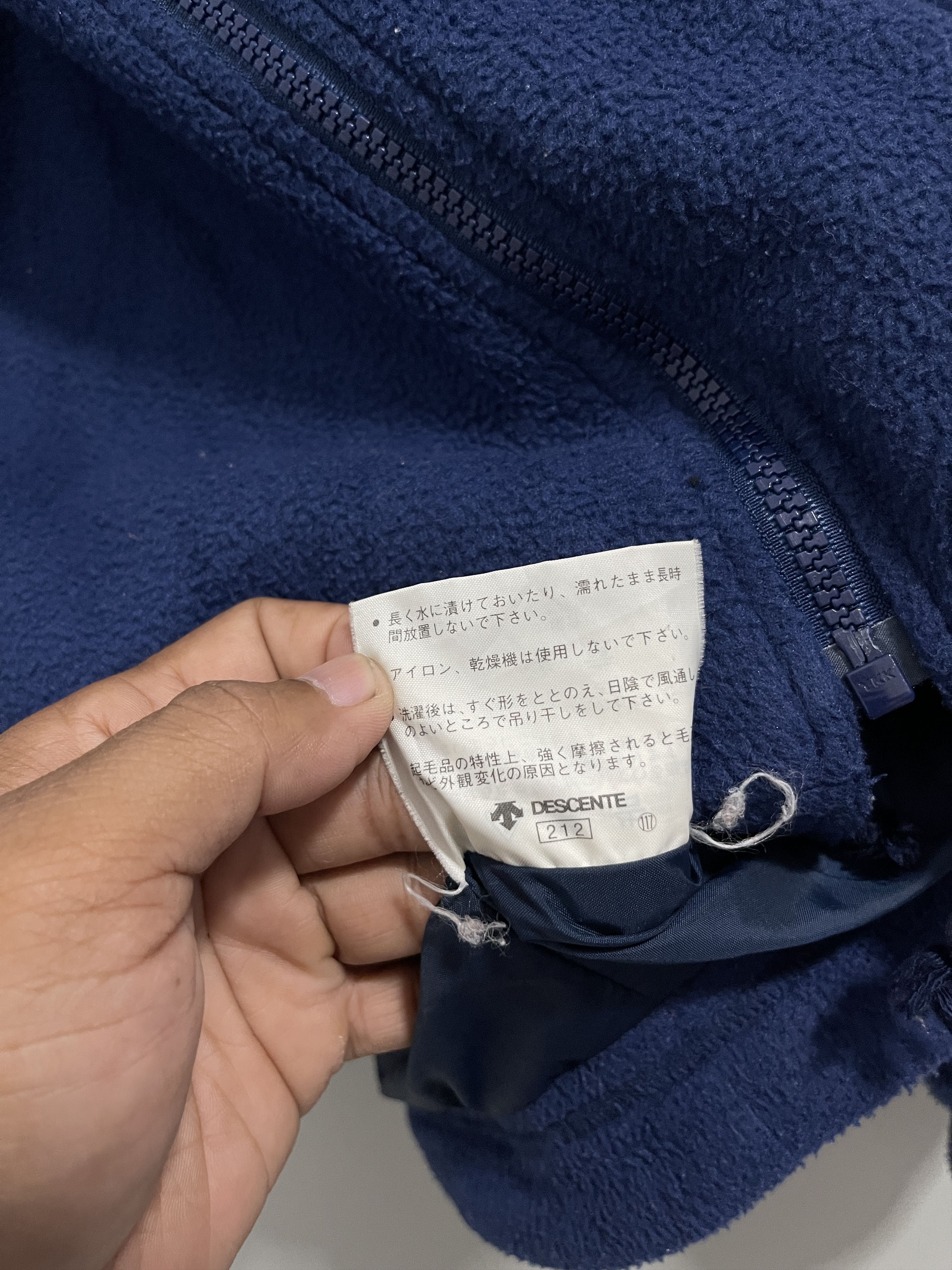 Descente × Polartec × Vintage Japanese Brand Descente Zip Up Fleece Sweater Size US M / EU 48-50 / 2 - 10 Thumbnail