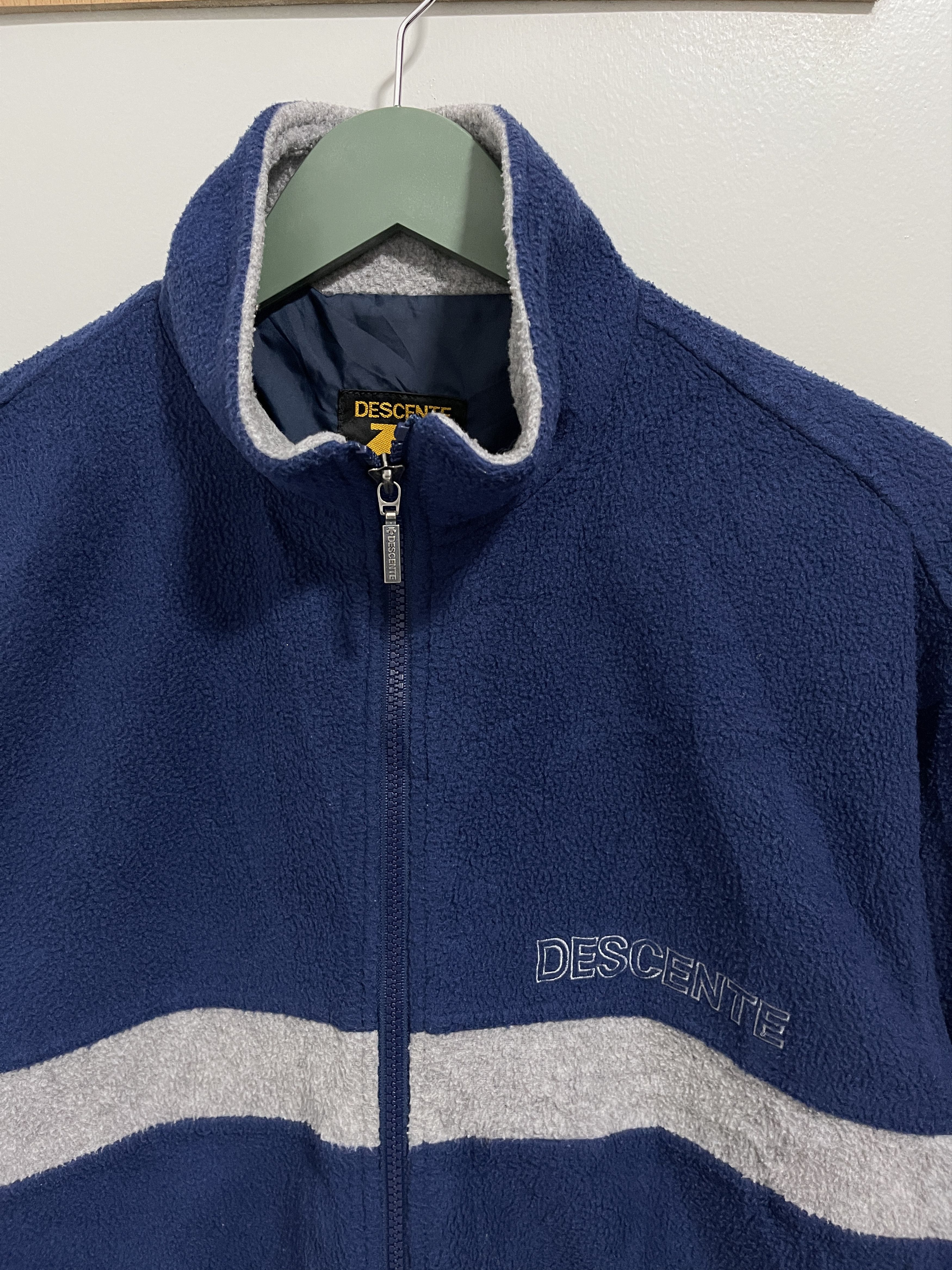 Descente × Polartec × Vintage Japanese Brand Descente Zip Up Fleece Sweater Size US M / EU 48-50 / 2 - 4 Thumbnail