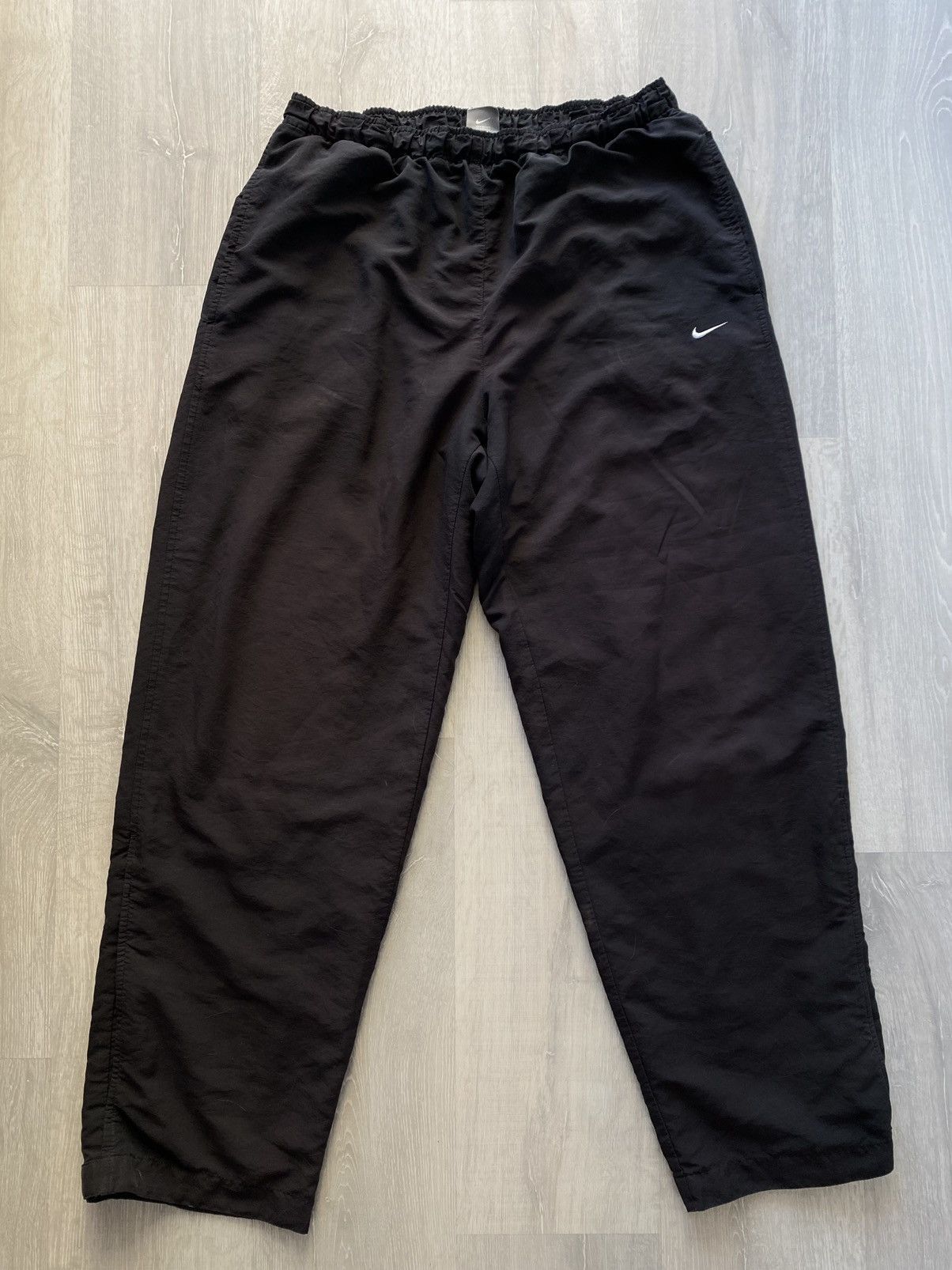 Nike vintage navy track pants small swoosh 2000s