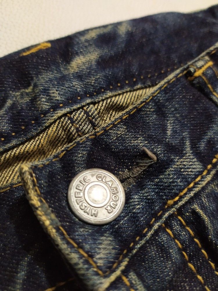 Hysteric Glamour 🔥Hysteric Glamour Studded Denim too drunk to Fuck jeans Size US 32 / EU 48 - 10 Thumbnail