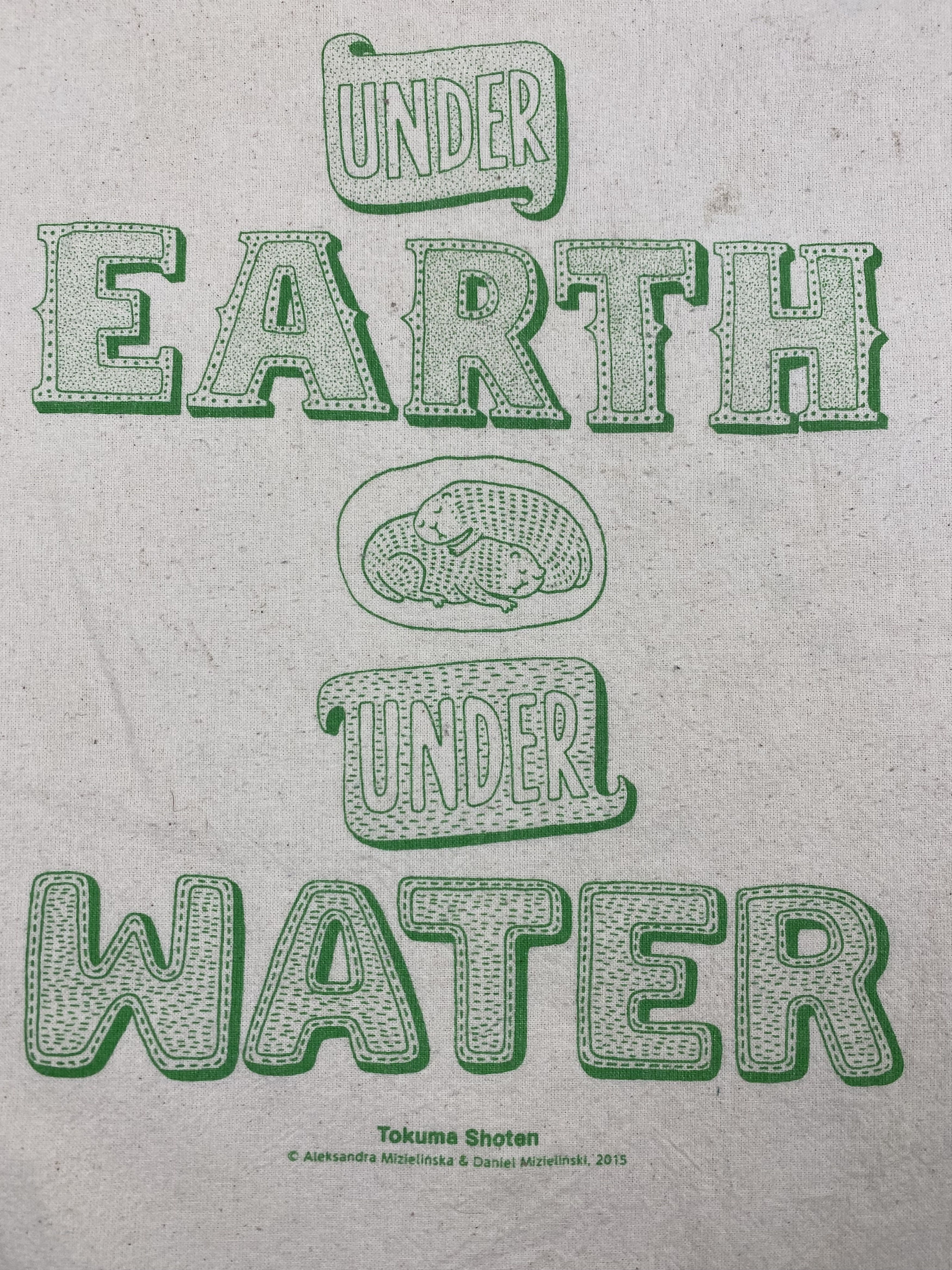 Japanese Brand × Vintage Vintage Under Earth Under Water Tote Bag Size ONE SIZE - 2 Thumbnail