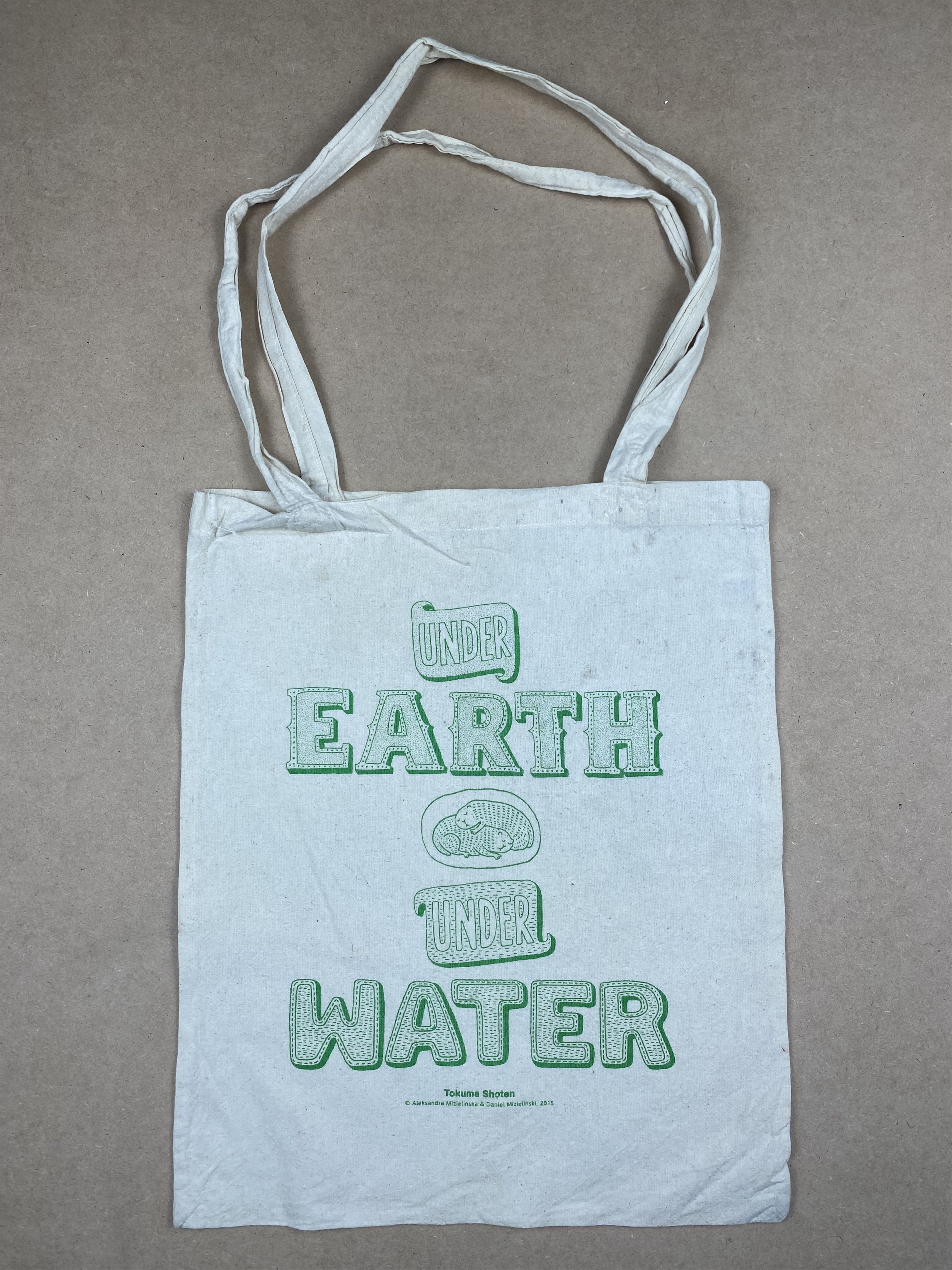 Japanese Brand × Vintage Vintage Under Earth Under Water Tote Bag Size ONE SIZE - 1 Thumbnail