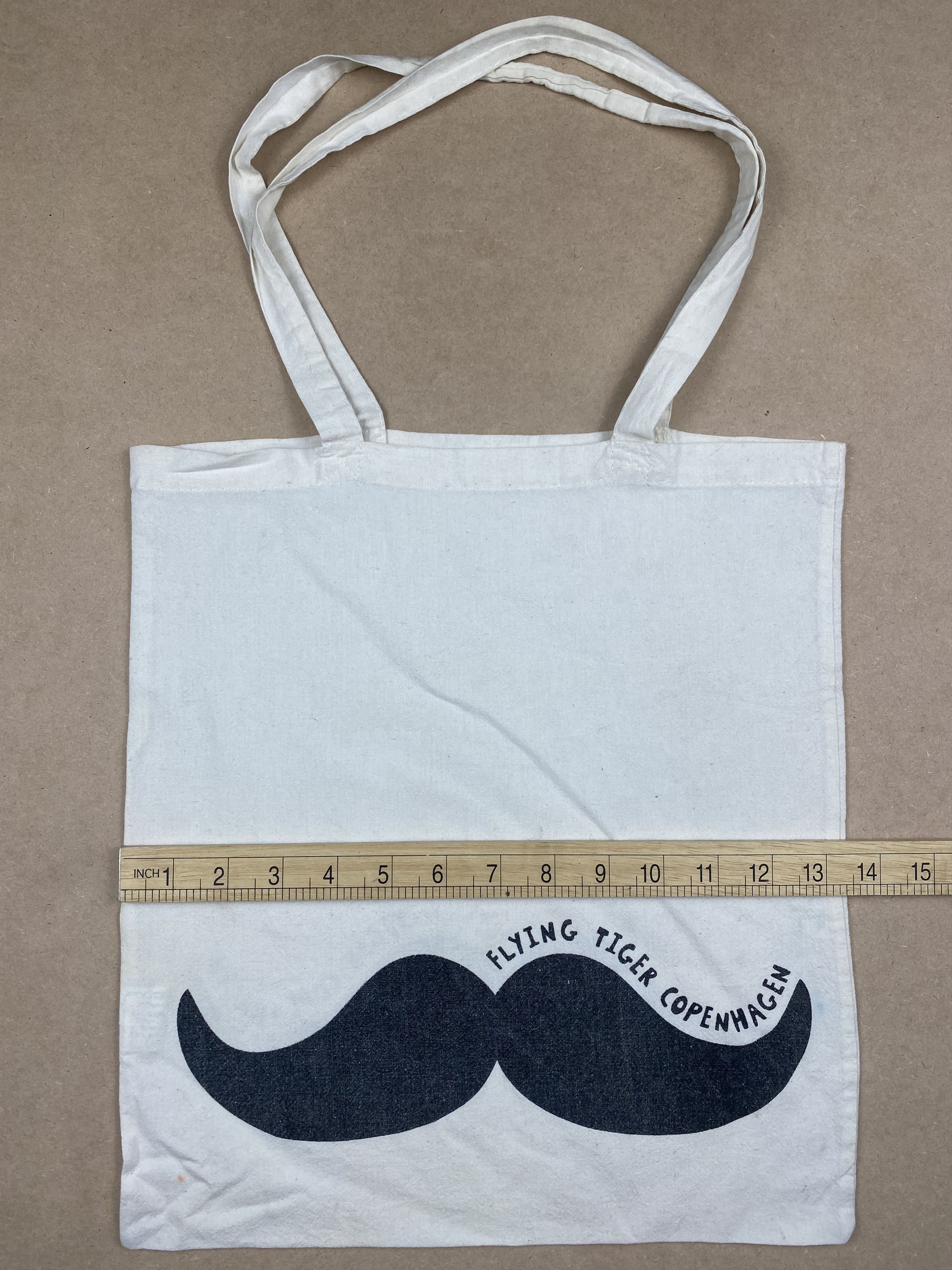 Japanese Brand × Vintage Vintage Mustache Tote Bag Size ONE SIZE - 4 Thumbnail