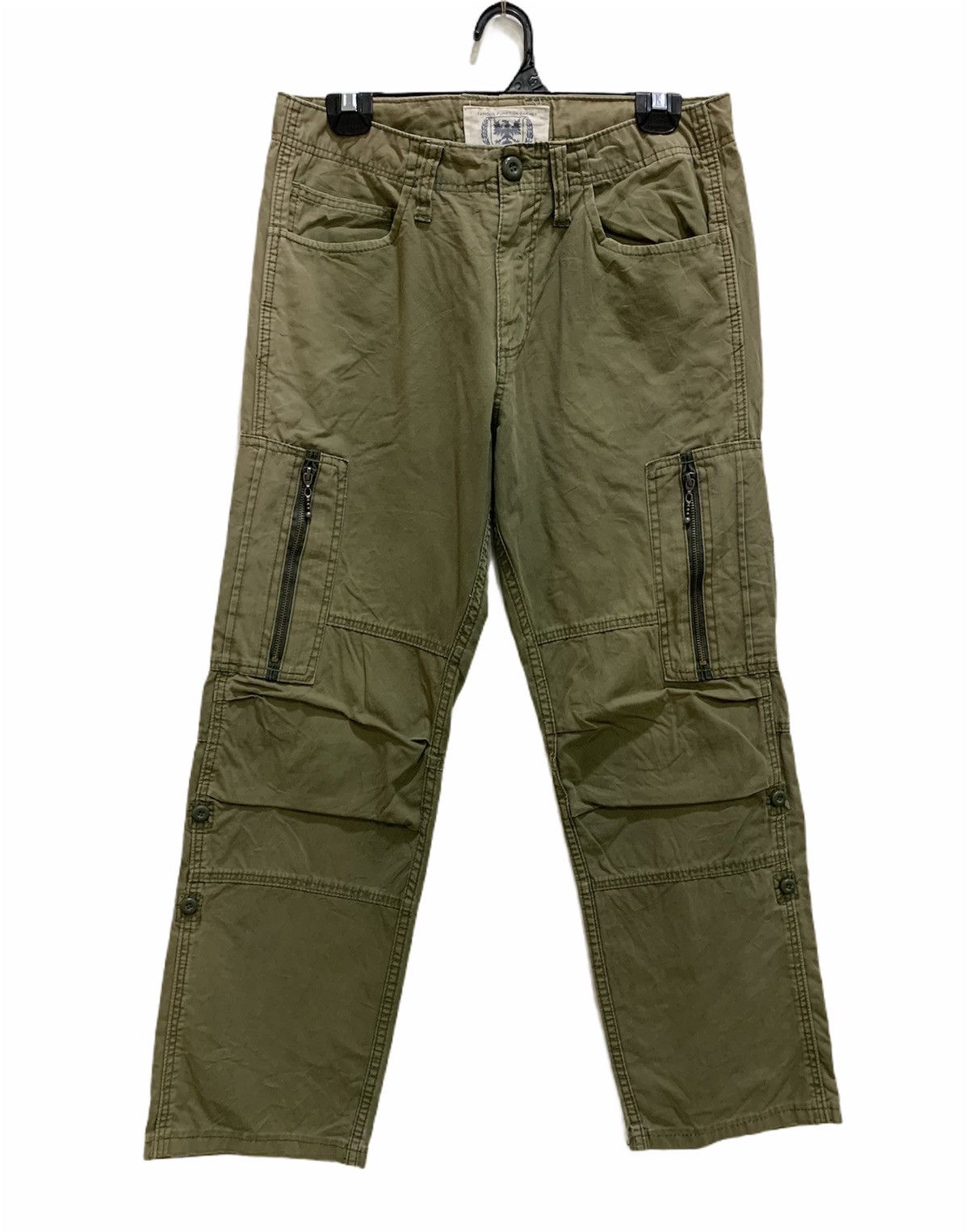 Garment Reproduction of Workers × Japanese Brand × Seditionaries FAMOUS FUNCTION GARMENT 8 Pocket Bondage Cropped Cargo Pant Size US 32 / EU 48 - 1 Thumbnail