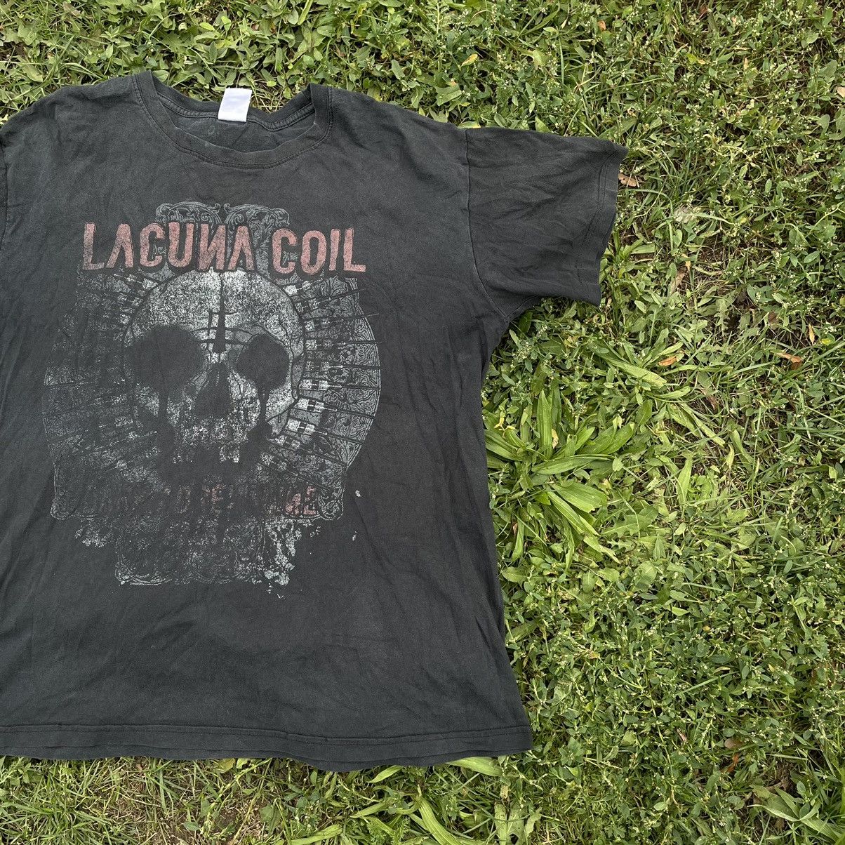 Vintage Vintage Y2K Lacuna Coil Graphic Tee Sun Faded Horror Grunge Size US L / EU 52-54 / 3 - 2 Thumbnail