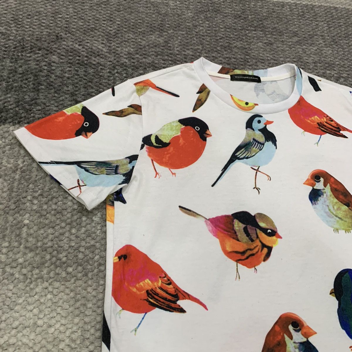 Habitat TEMPTATION Fullprint Allover Habitat Bird Streetwear Tshirt Size US M / EU 48-50 / 2 - 3 Thumbnail