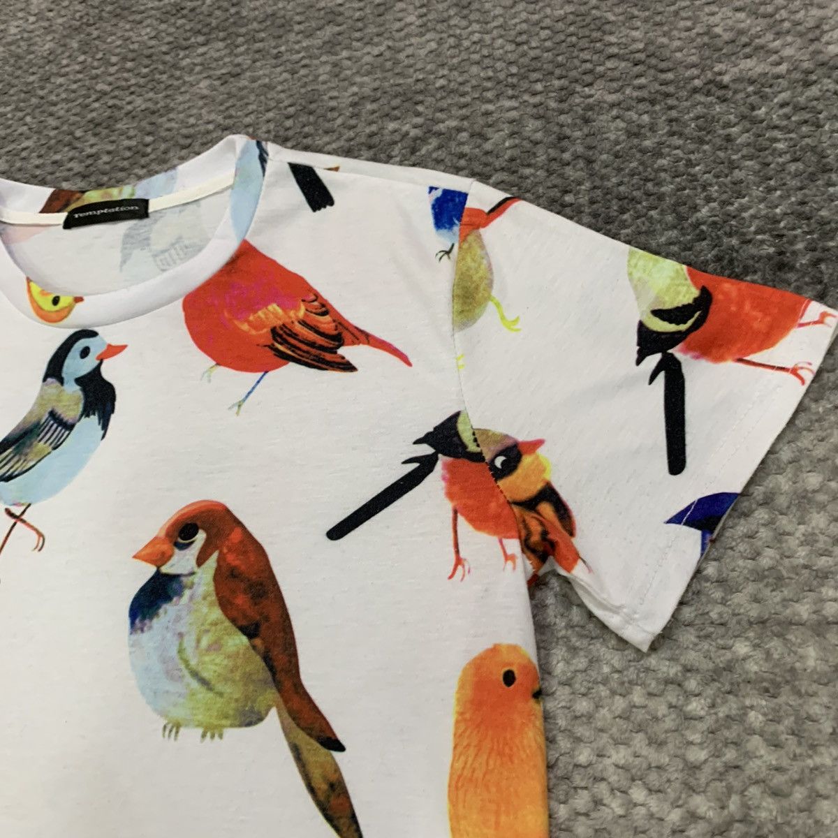 Habitat TEMPTATION Fullprint Allover Habitat Bird Streetwear Tshirt Size US M / EU 48-50 / 2 - 5 Thumbnail