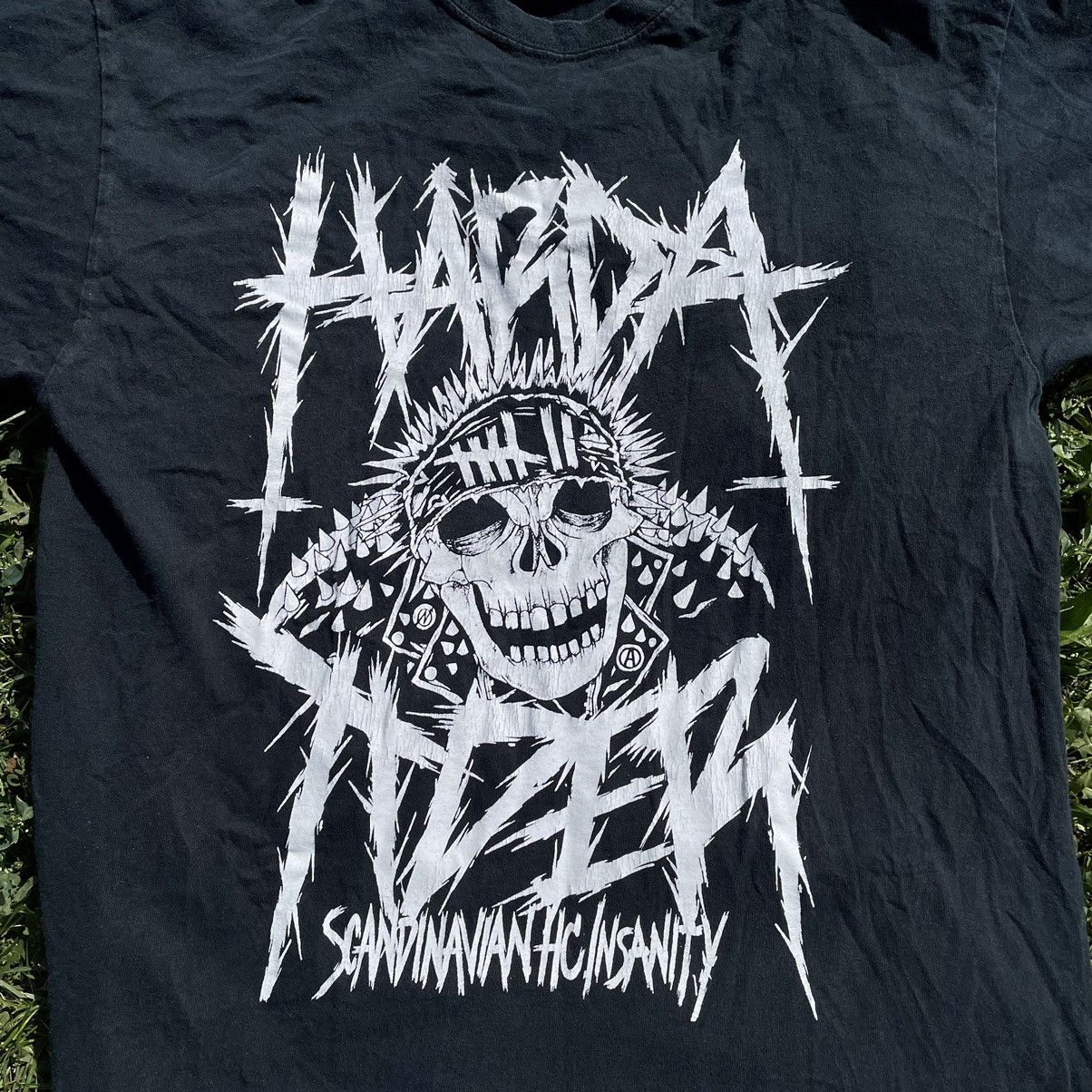 Vintage Vintage Y2K Thrashed Skull Graphic Band Tee Grunge Relaxed L Size US L / EU 52-54 / 3 - 4 Thumbnail