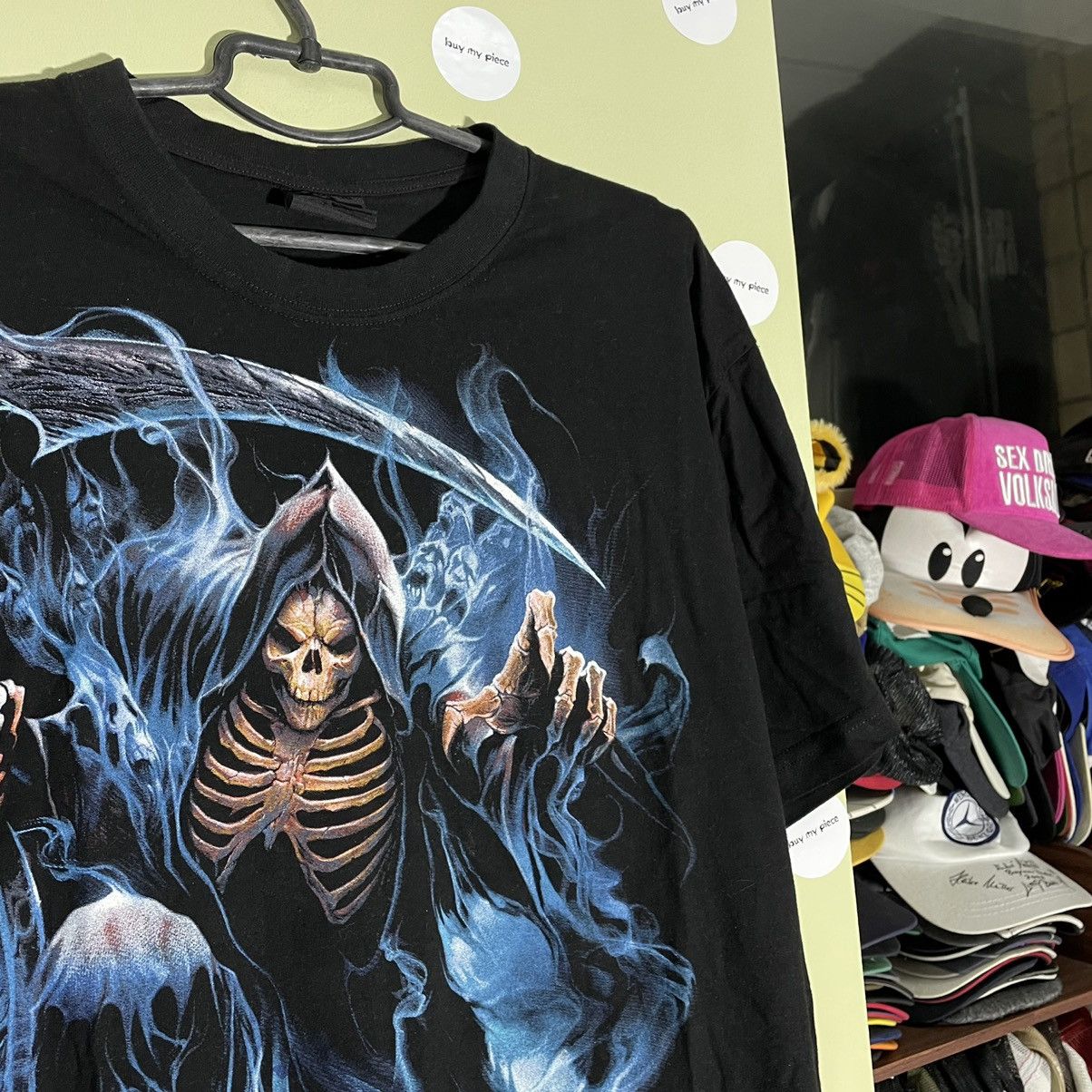 Vintage Vintage Y2K Grim Reaper Graphic Tee Horror Punk Aesthetic L Size US L / EU 52-54 / 3 - 1 Thumbnail