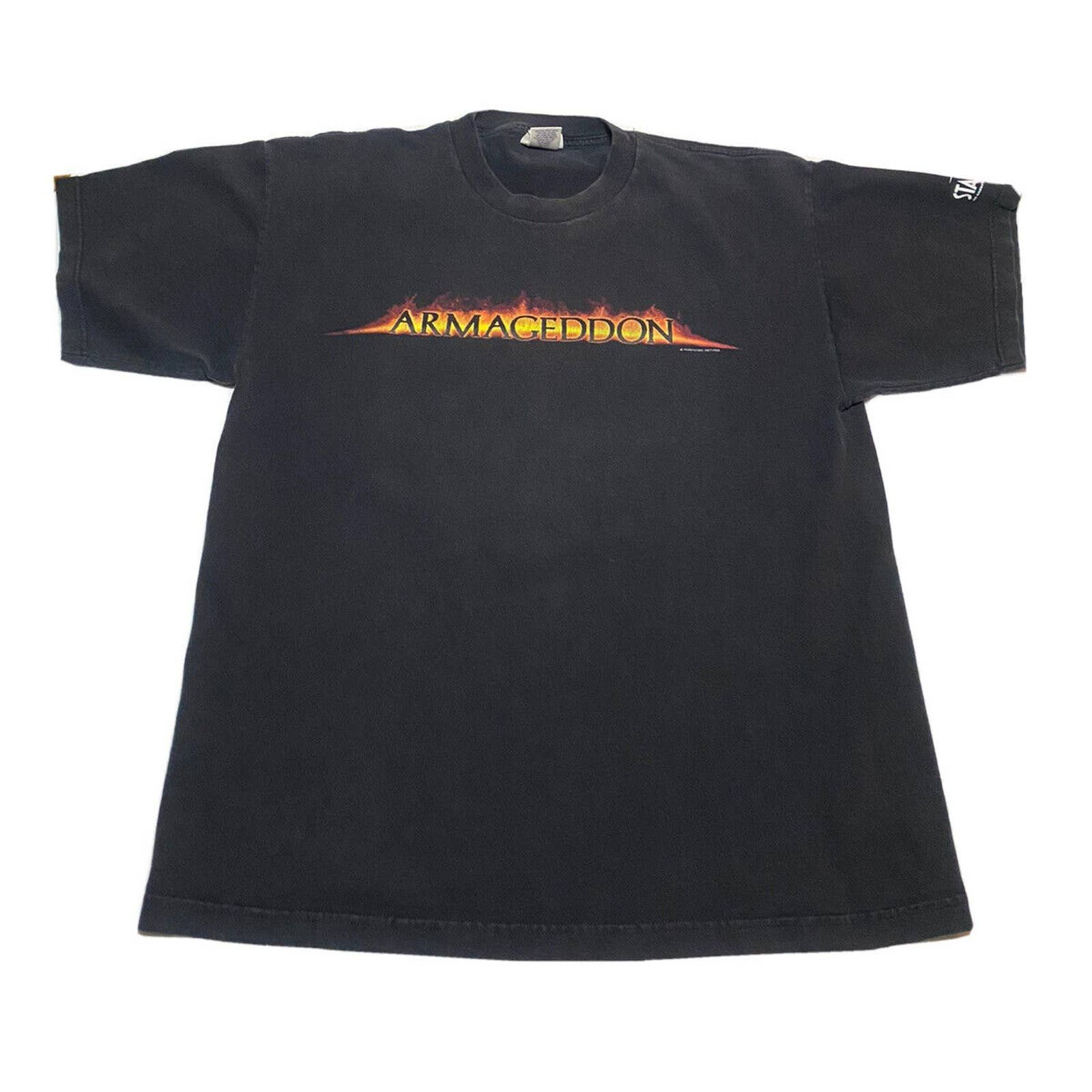 Vintage Vintage Armageddon Movie Promo T-Shirt Adult XL Black N1 | Grailed